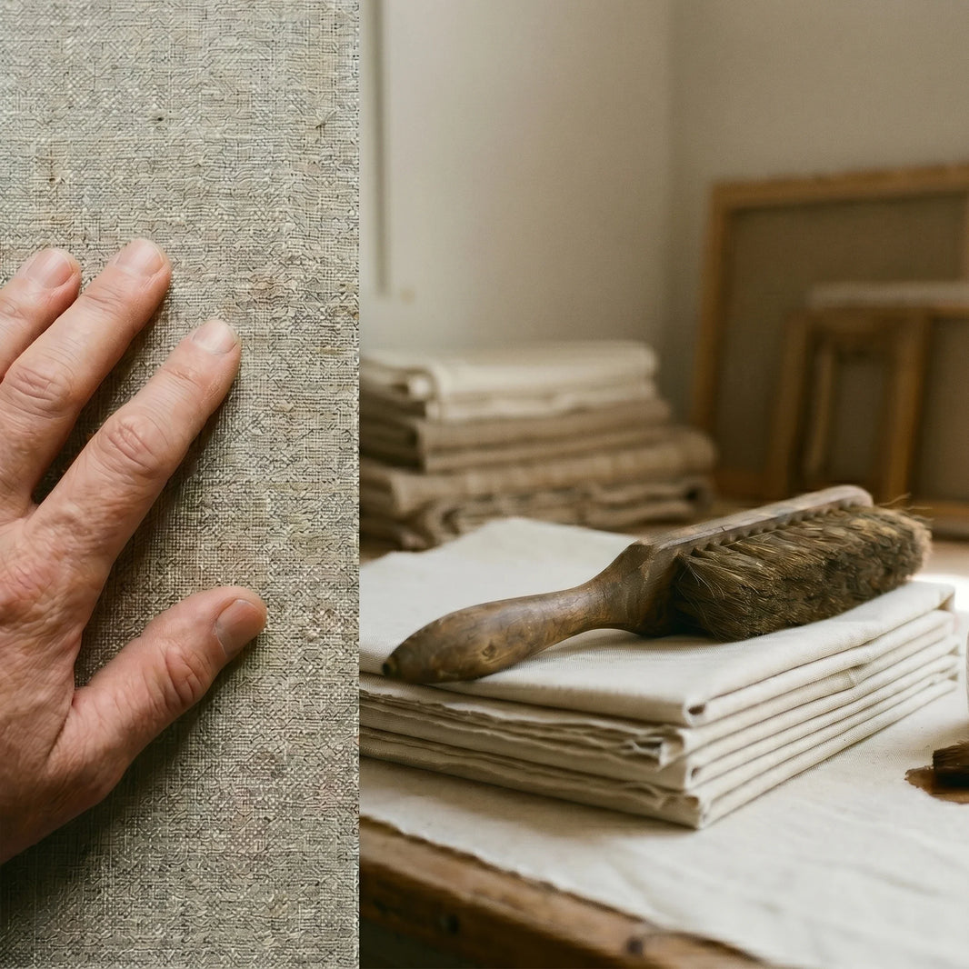 The Materiality of Time: 12 Steps, Raw Linen, and the Art of the Slow Canvas