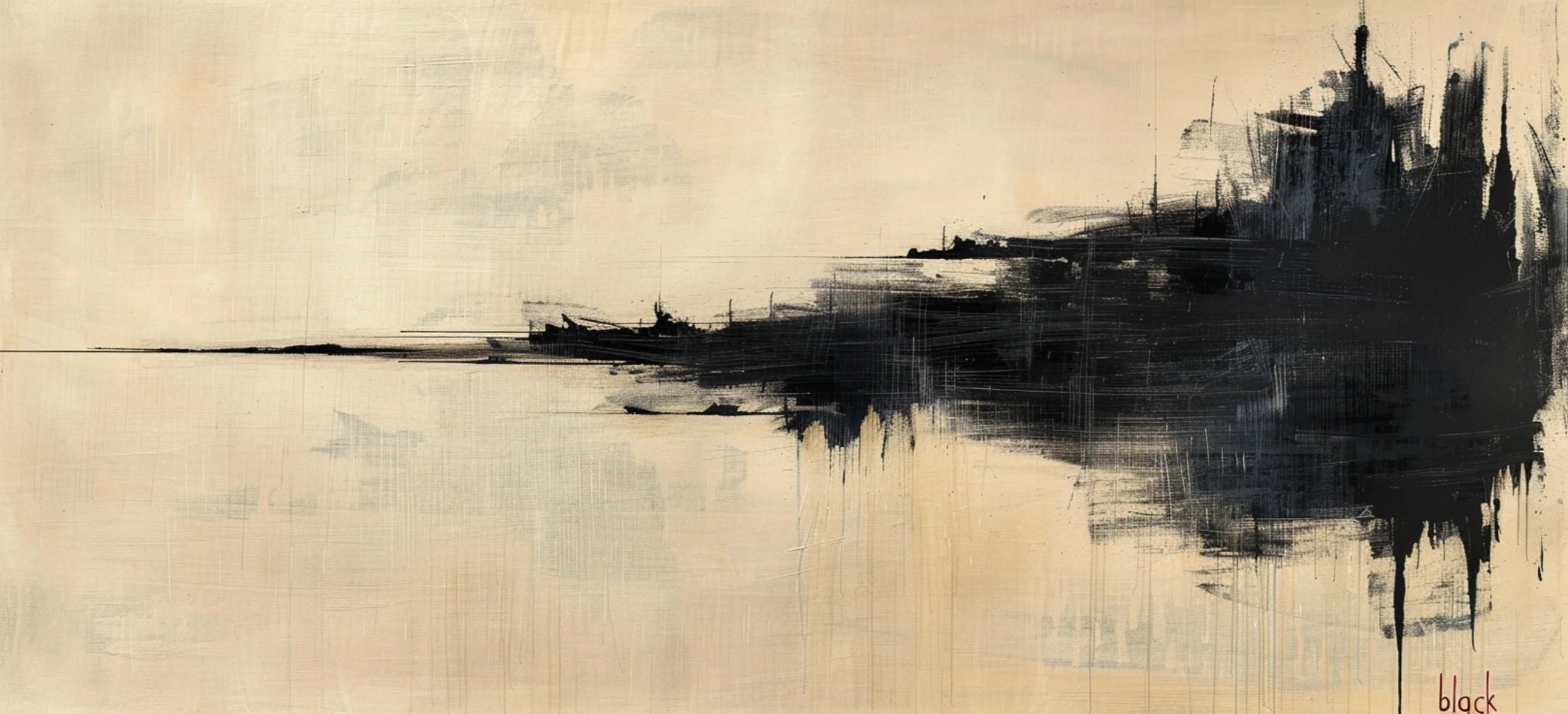 Black and White Abstract