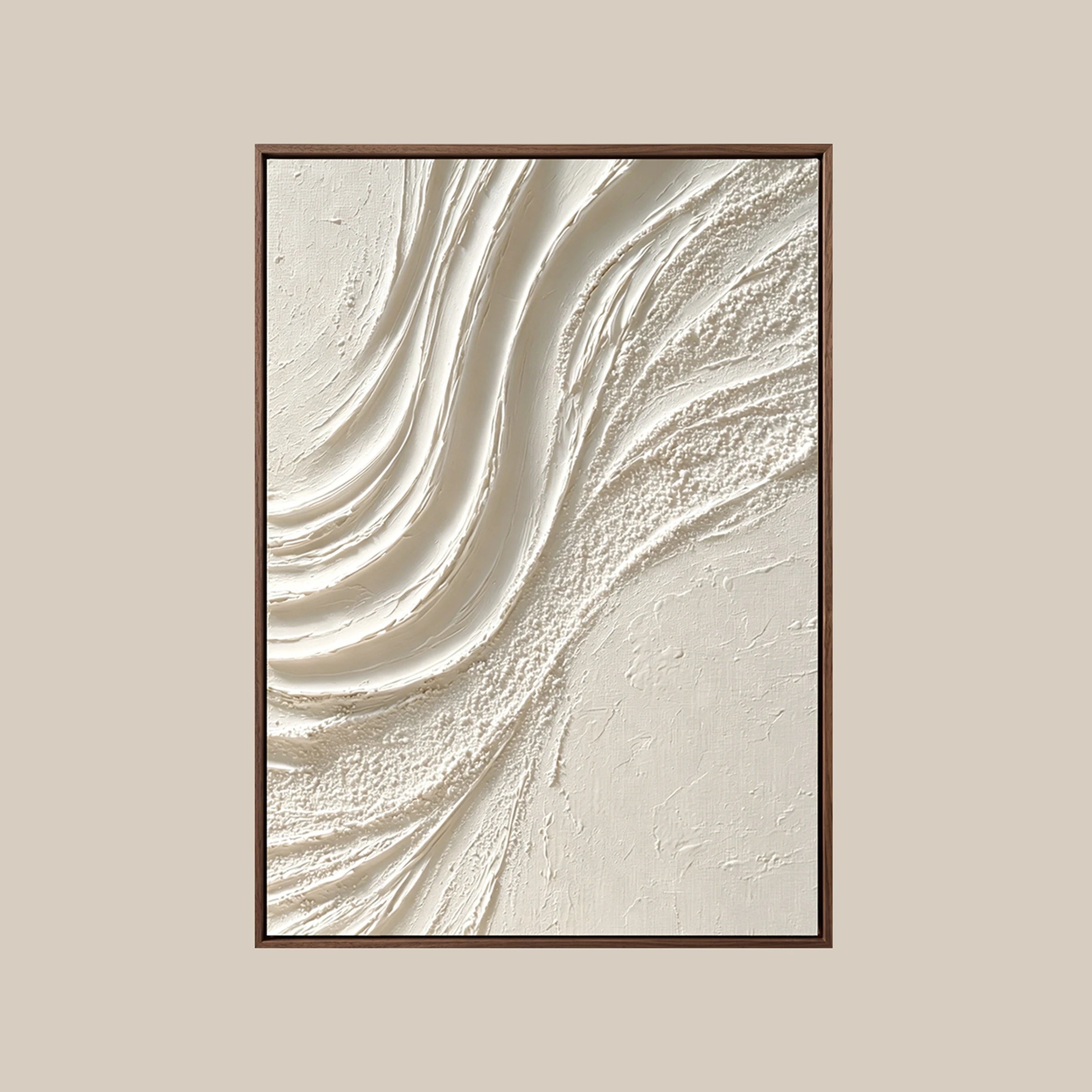 Textured Wall Art ｜ Alabaster-Undulate-Crust