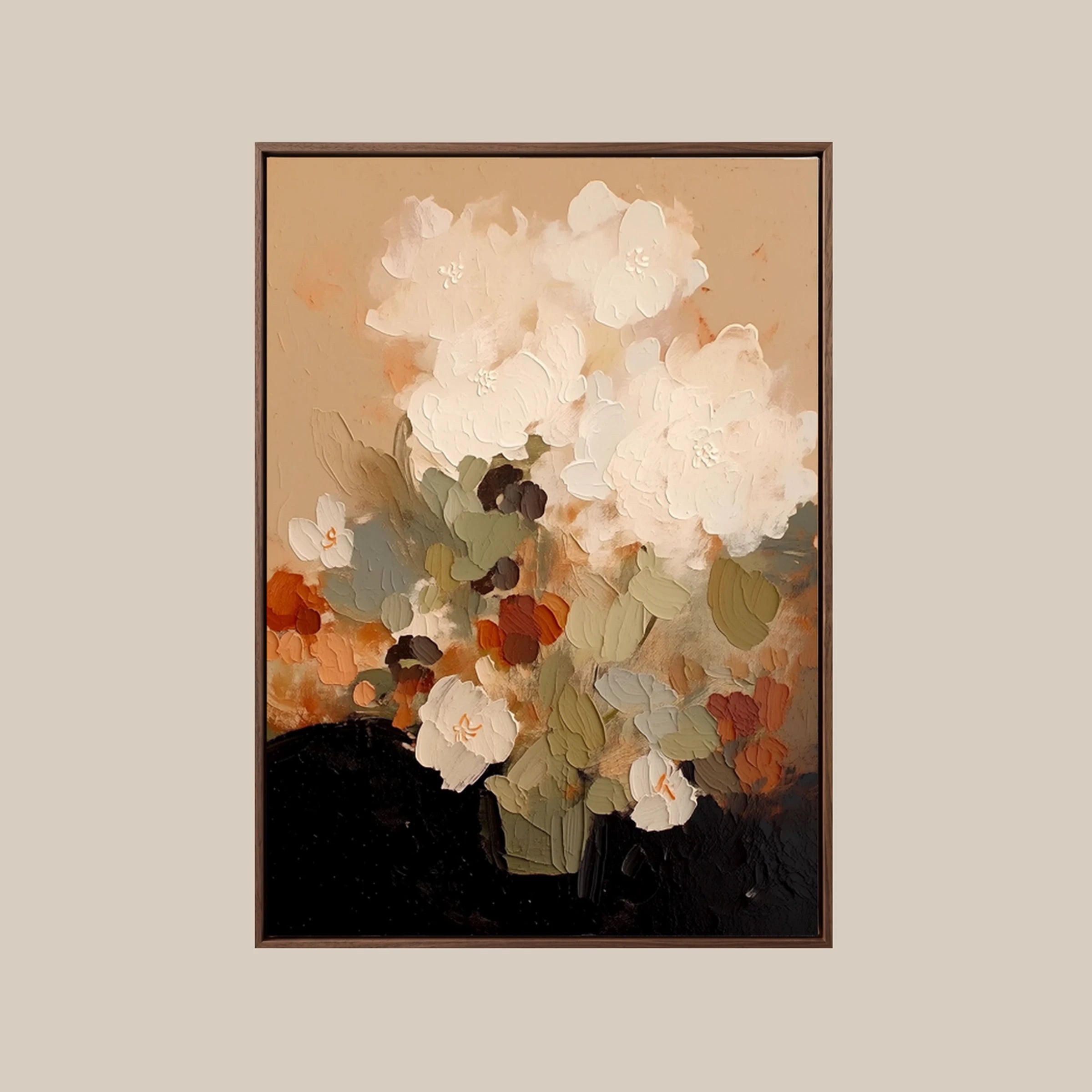 Impasto Oil Painting ｜ Amber-Blossom-Impasto