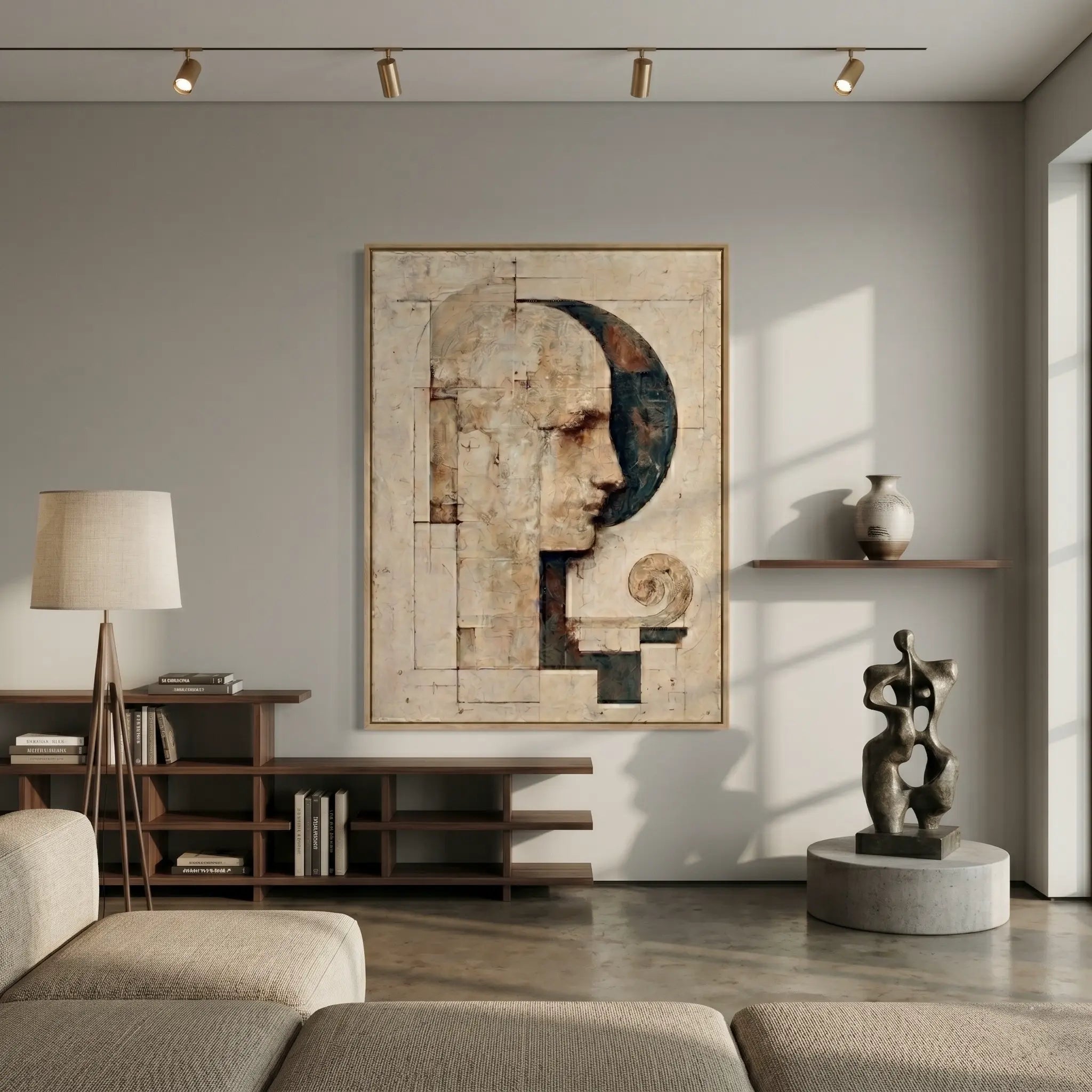 Neutral Wall Art ｜ Ancient-Mind-Fragment