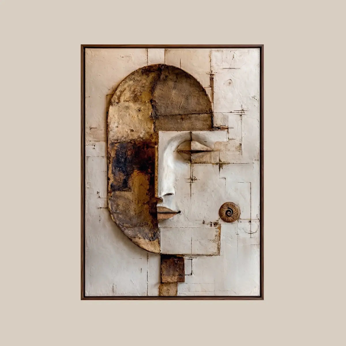 Neutral Wall Art ｜ Ancient-Relic-Profile