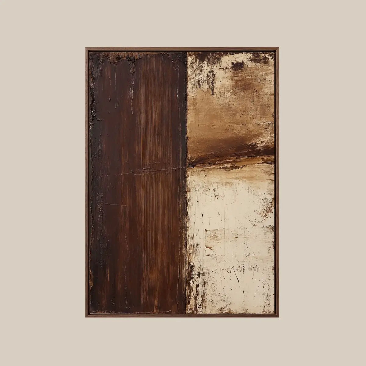 Japandi Wall Art ｜ Ancient-Strata-Vertical
