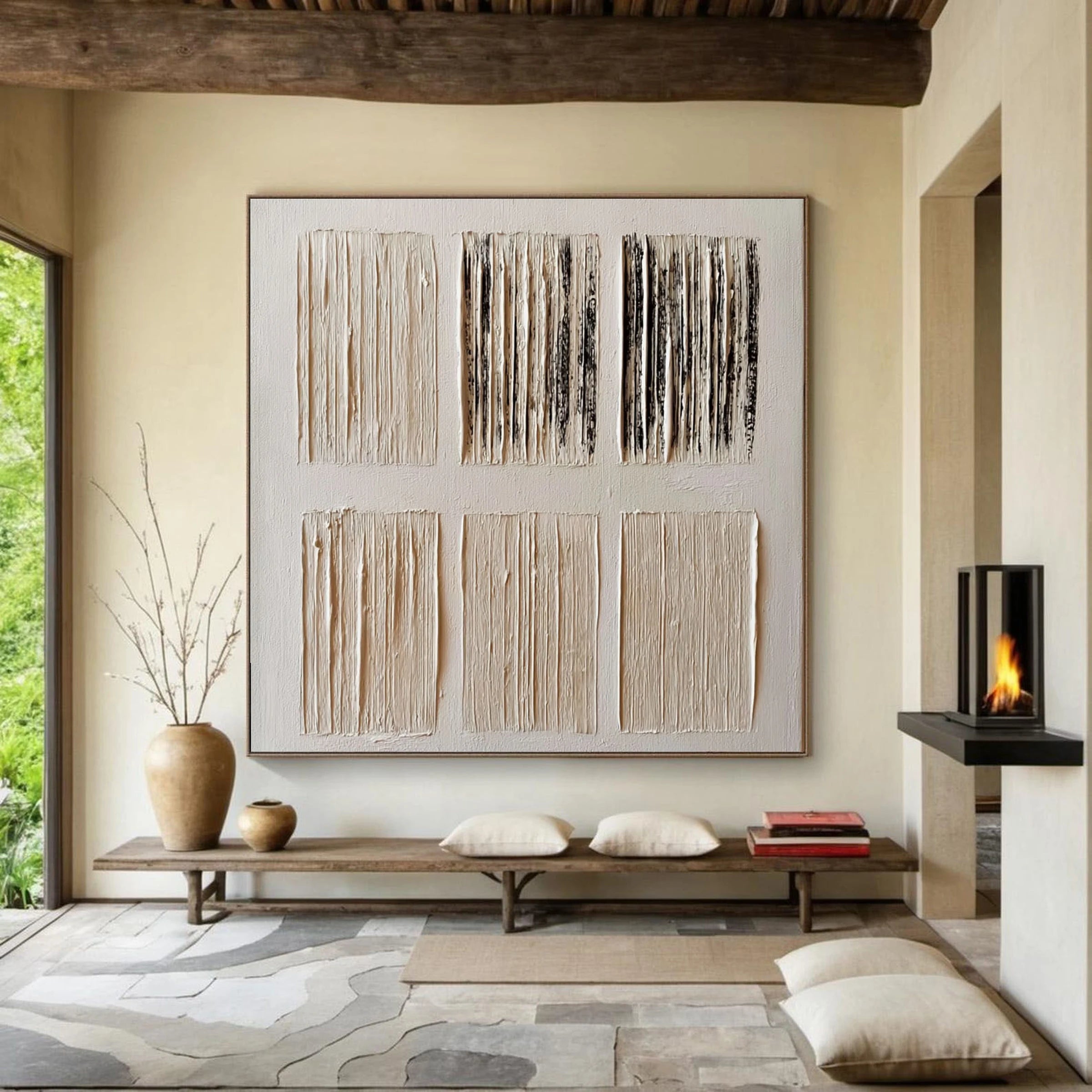 Textured Wall Art ｜ Anemos-Linear-Pulse
