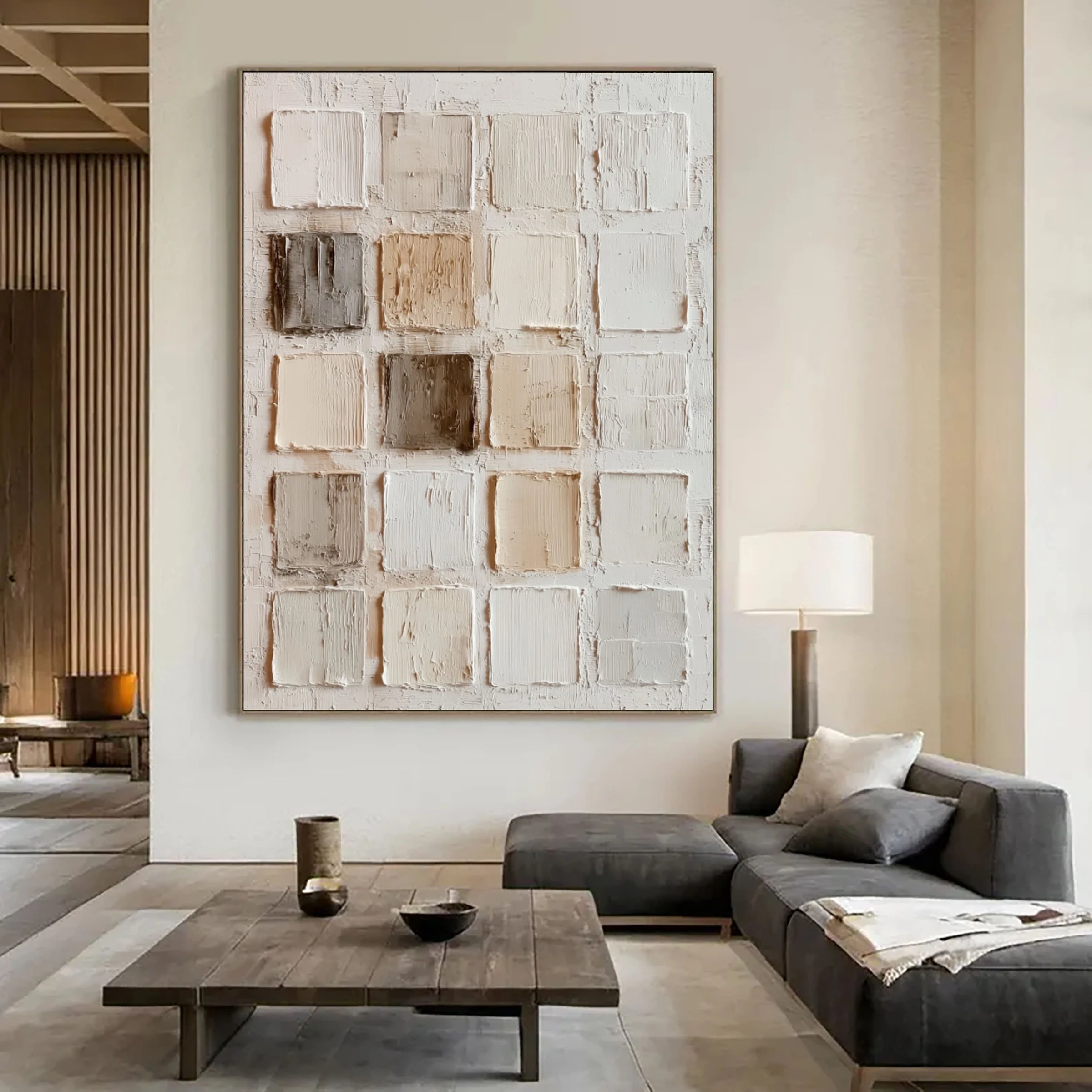 Textured Wall Art ｜ Anemos-Sands-Grid