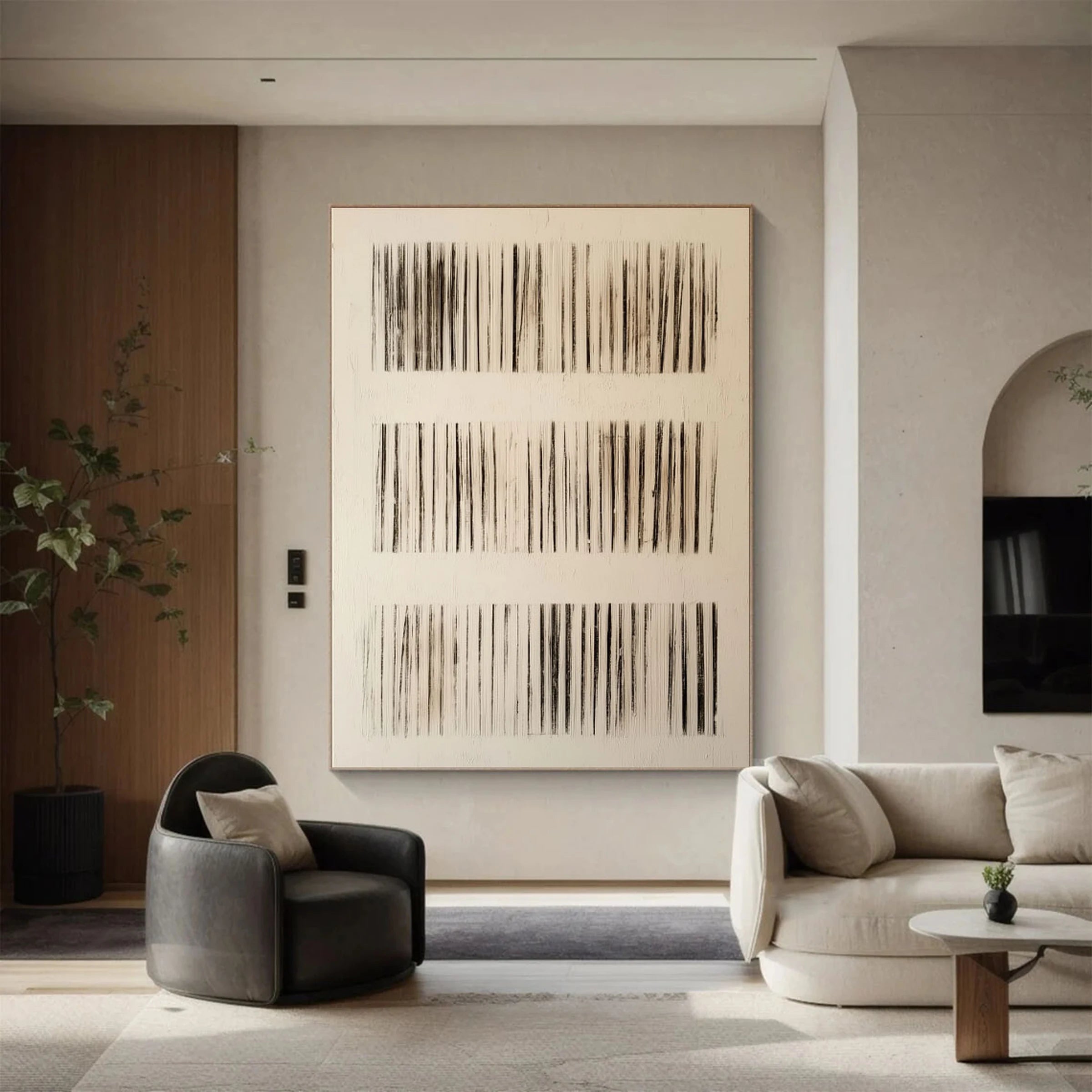 Textured Wall Art ｜ Anemos-Stria-Pulse