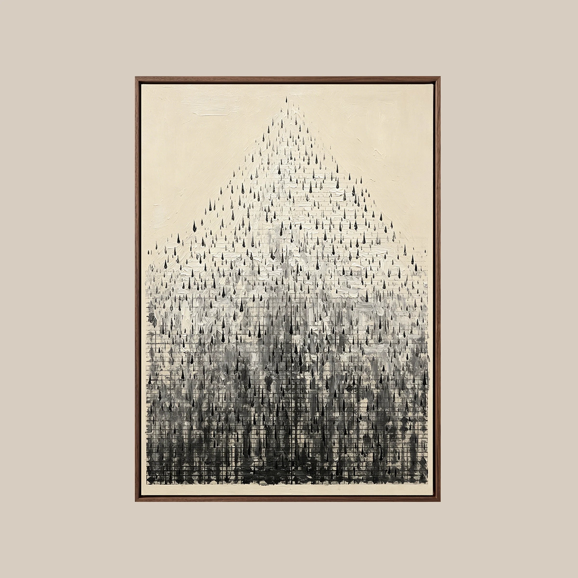 Black and White Abstract ｜ Aura-Summit-Matrix