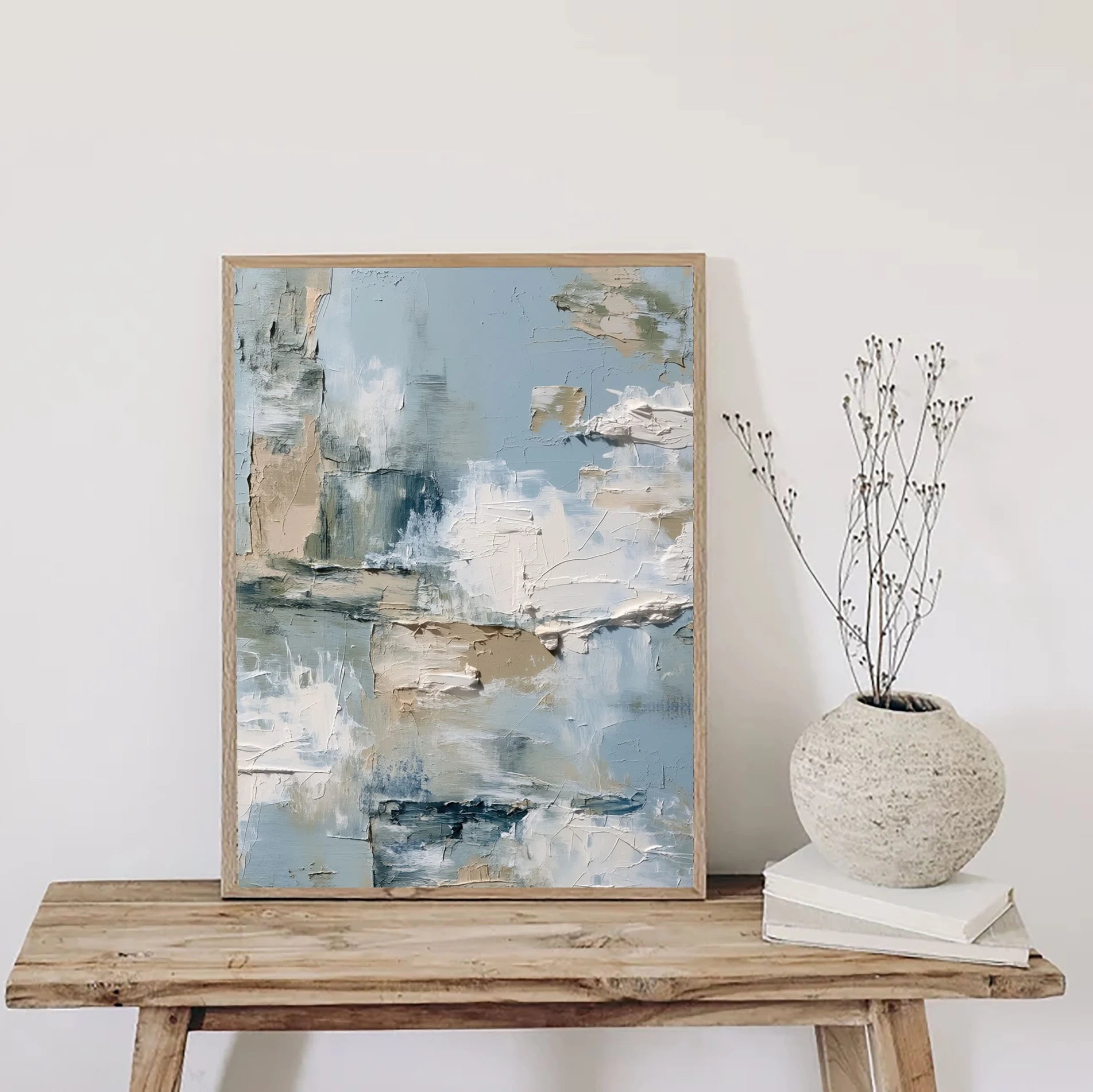 Abstract Landscape ｜ Azure-Mist-Strata