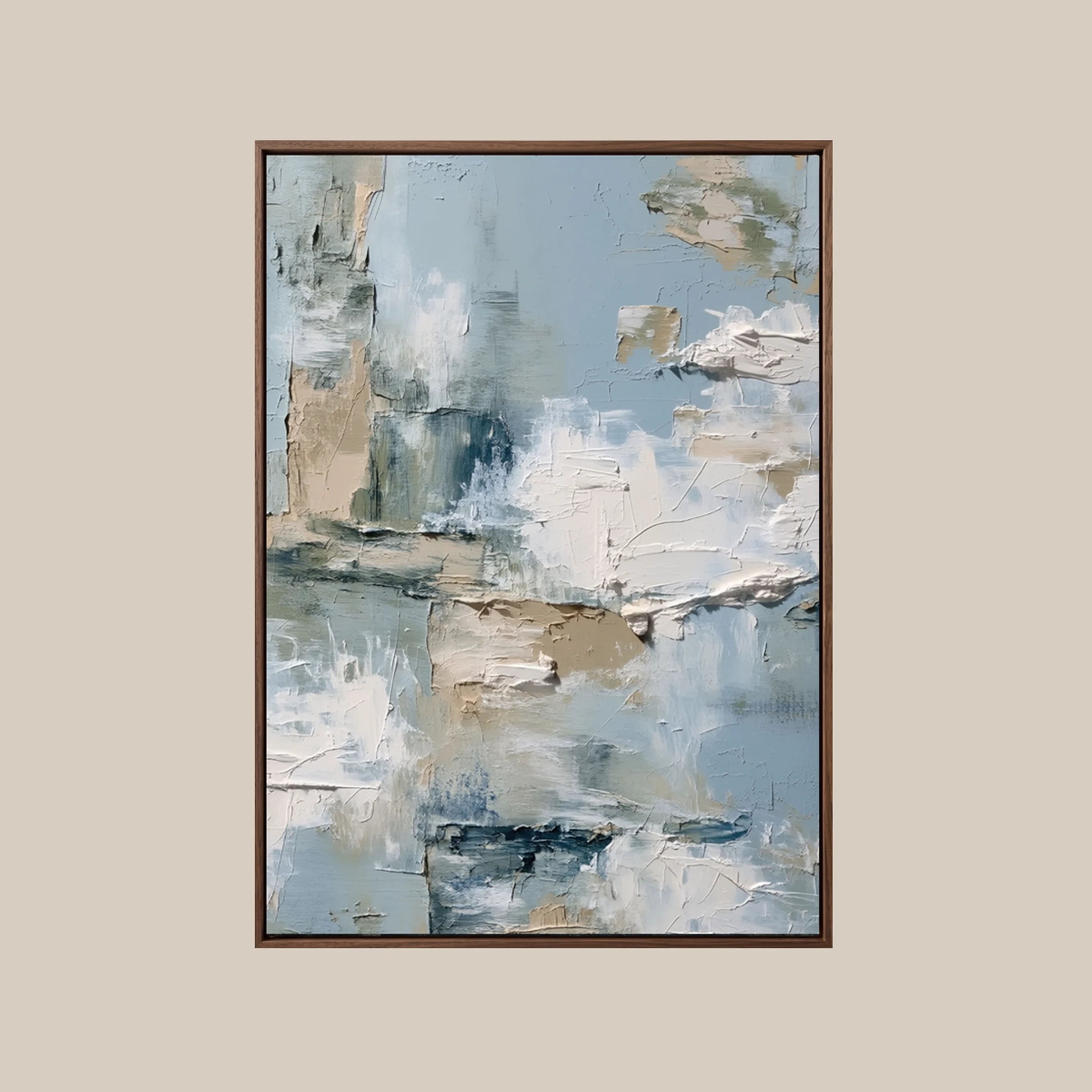 Abstract Landscape ｜ Azure-Mist-Strata