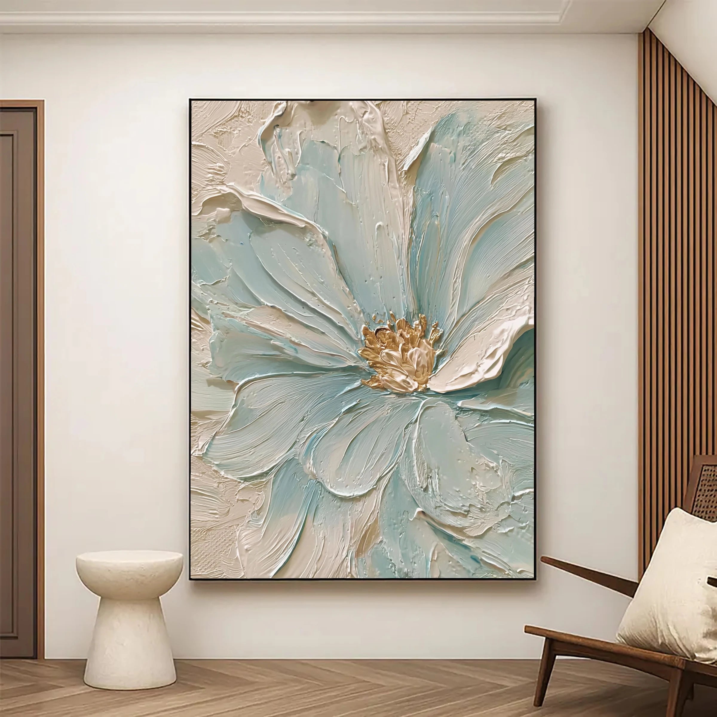 Impasto Oil Painting ｜ Azure-Petal-Ridge