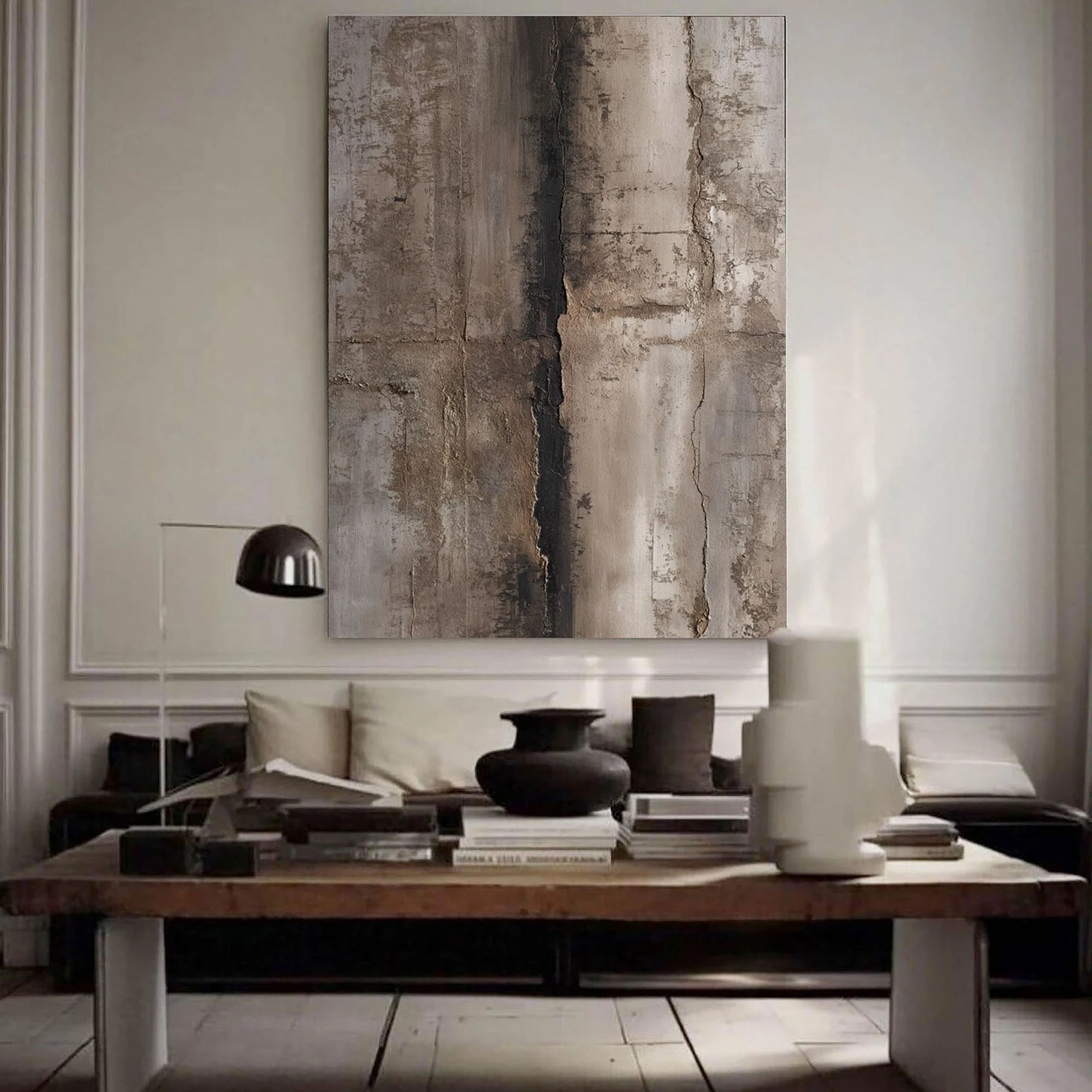 Textured Wall Art ｜ Basalt-Chasm-Patina