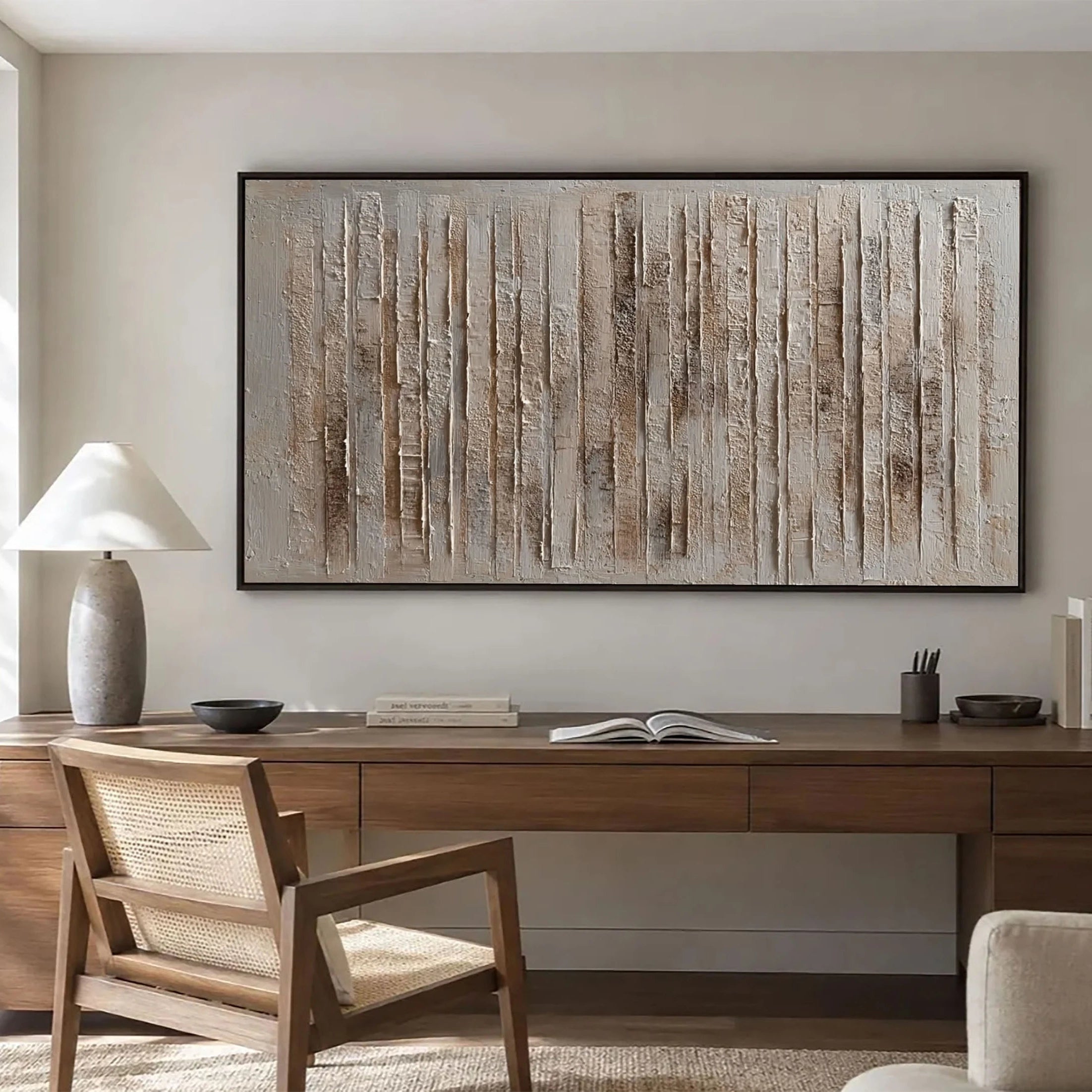 Textured Wall Art ｜ Calcite-Matrix-Vestige
