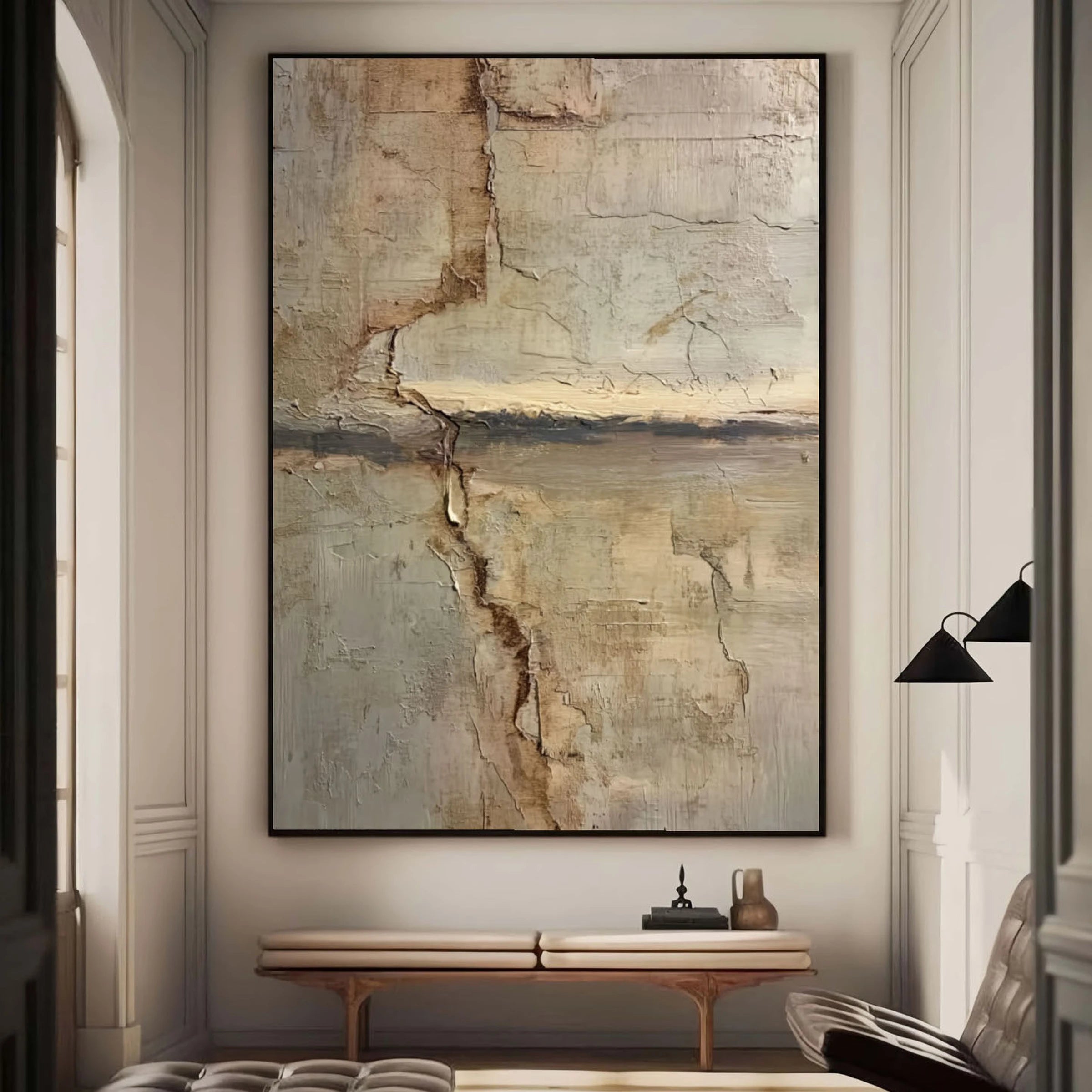 Abstract Landscape ｜ Chalky-Horizon-Fissure