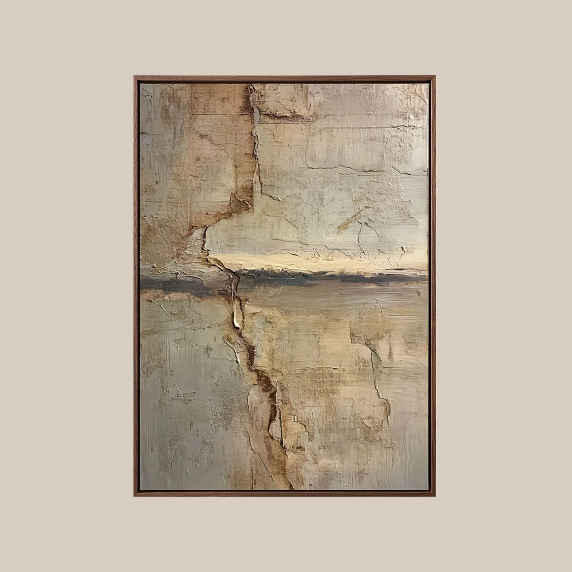 Abstract Landscape ｜ Chalky-Horizon-Fissure
