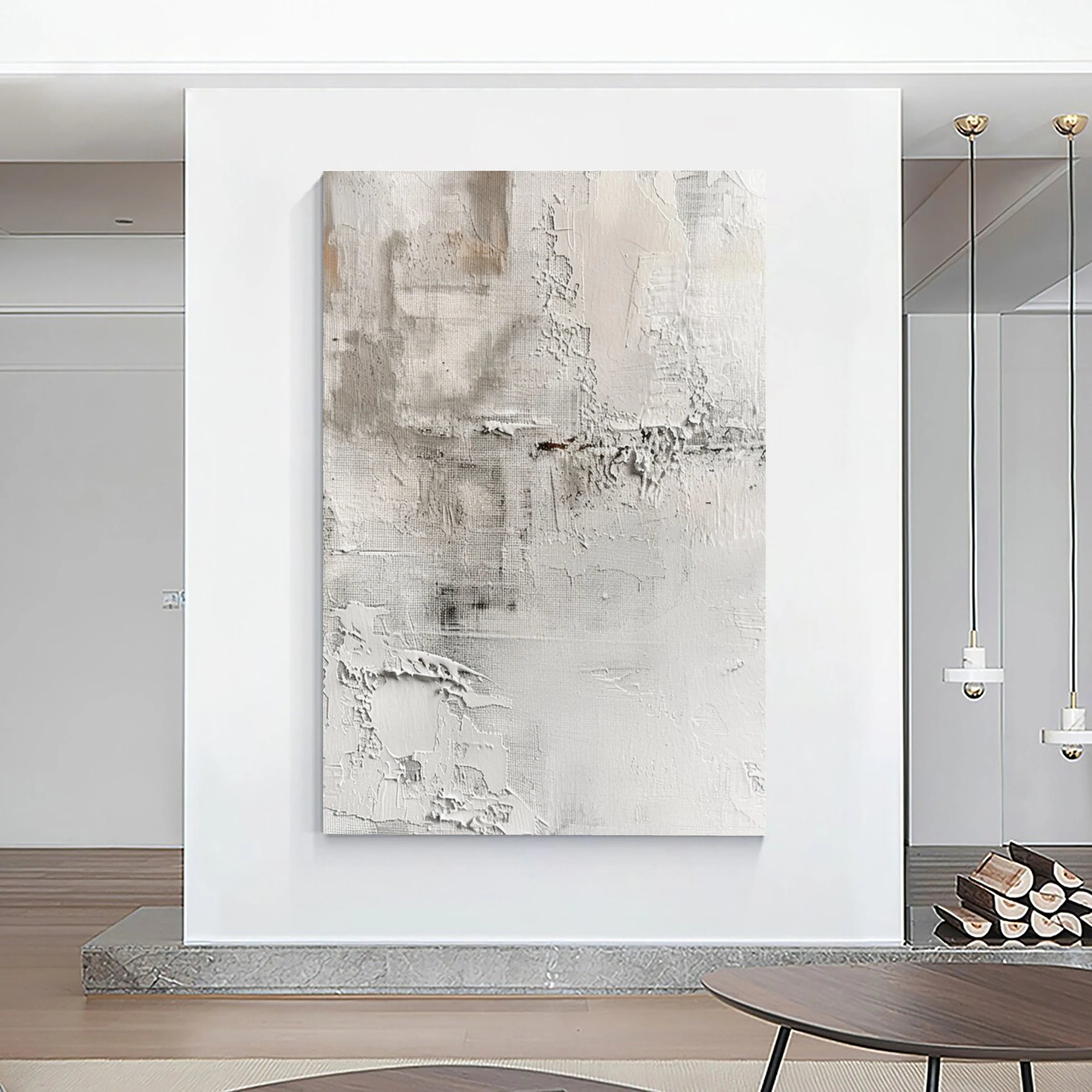 Textured Wall Art ｜ Chalky-Linen-Fracture