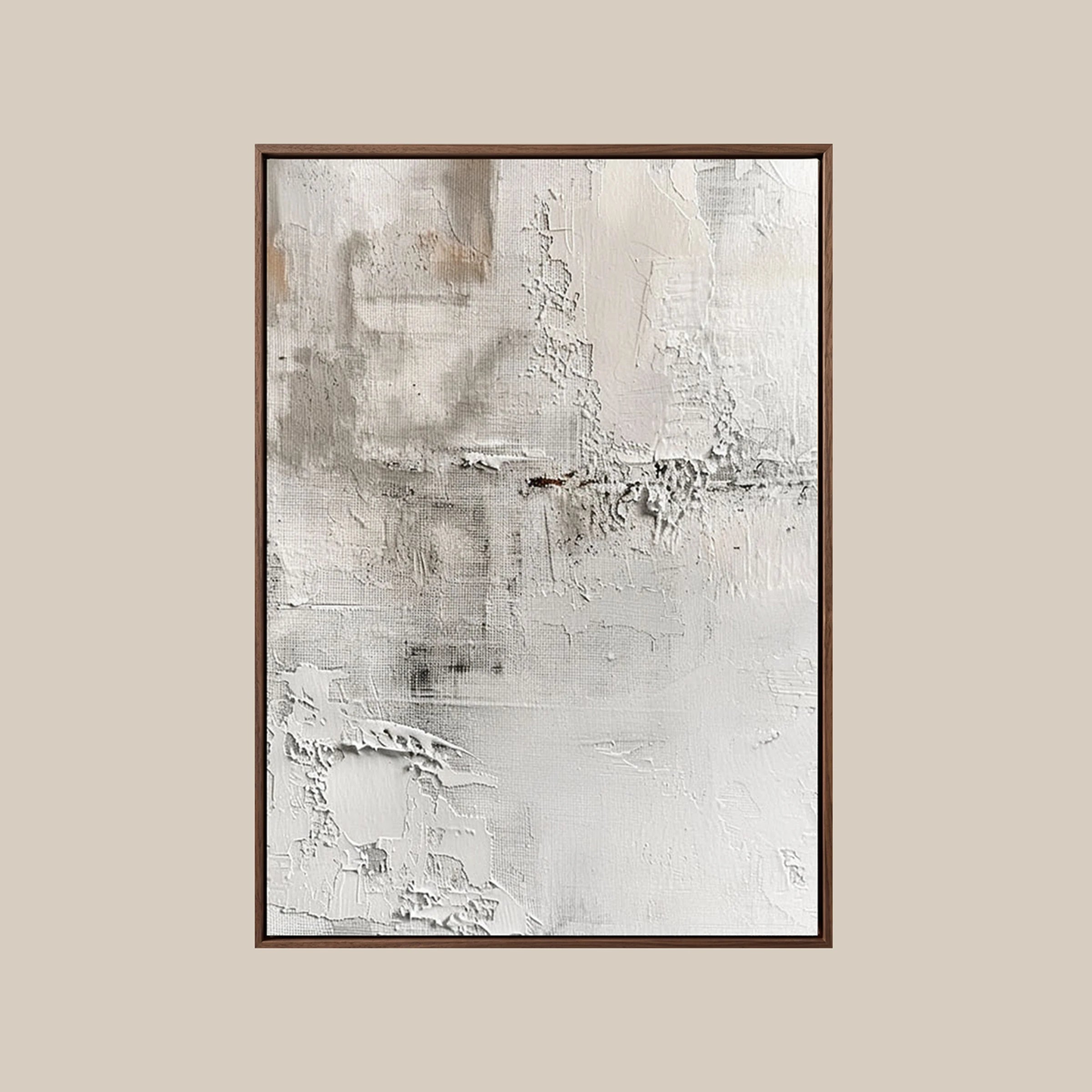 Textured Wall Art ｜ Chalky-Linen-Fracture