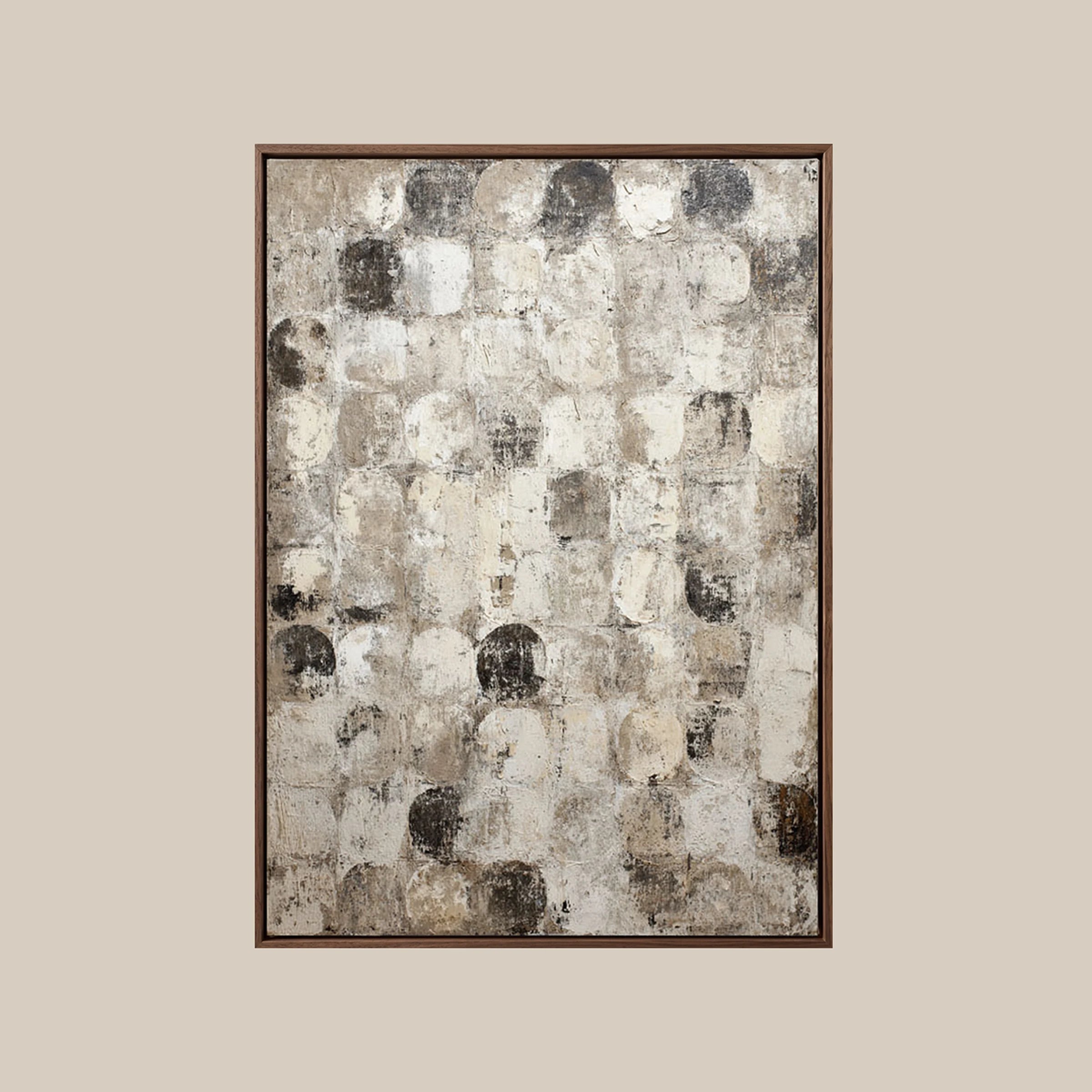 Geometric Abstract Art ｜ Chalky-Orb-Matrix