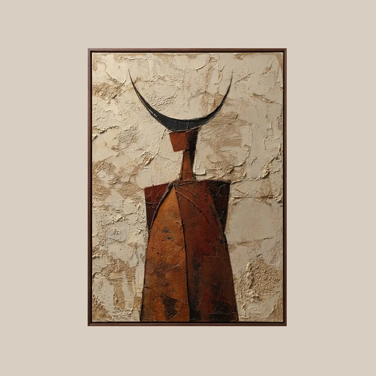 Japandi Wall Art ｜ Crescent-Tribal-Essence