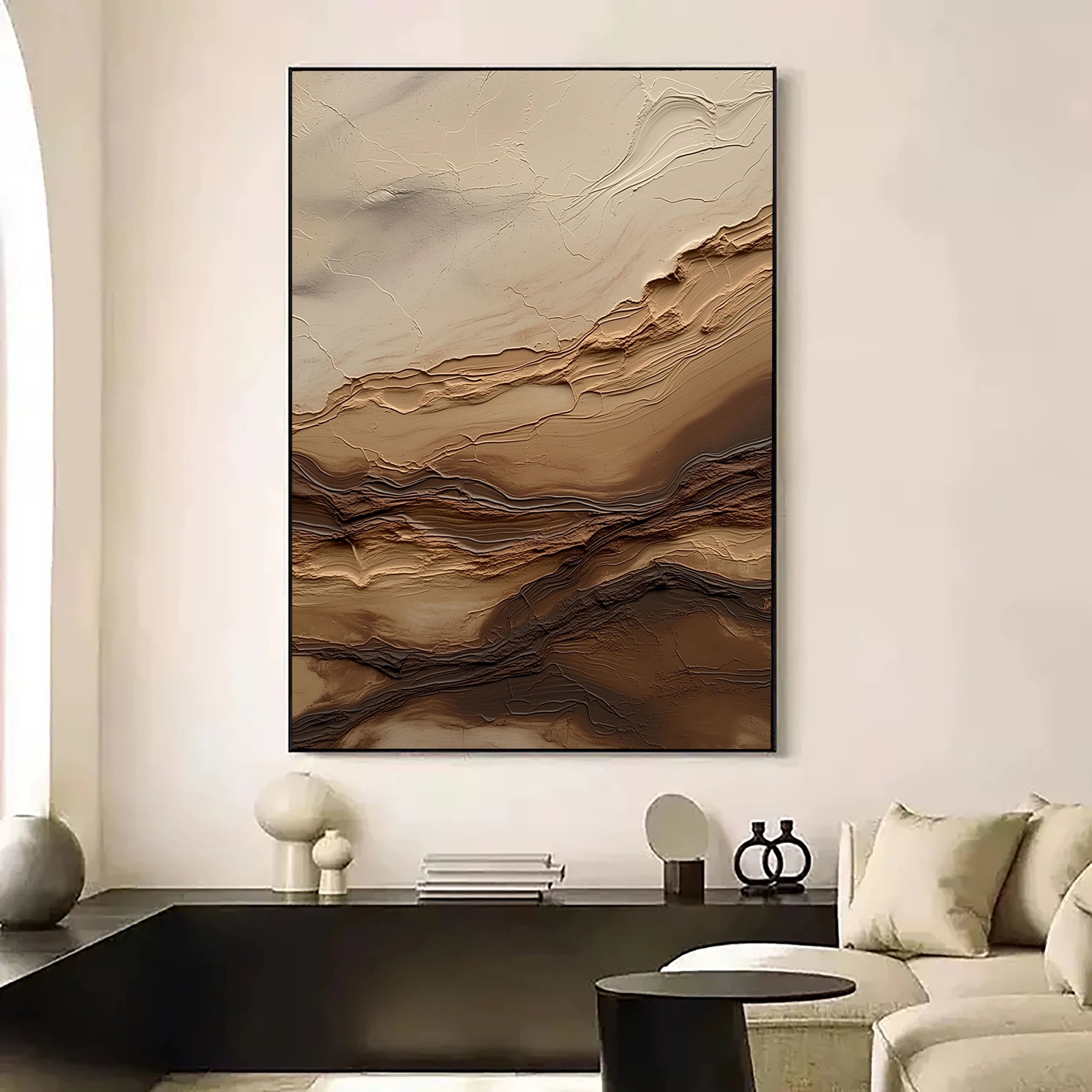 Abstract Landscape ｜ Earthy-Strata-Ridge