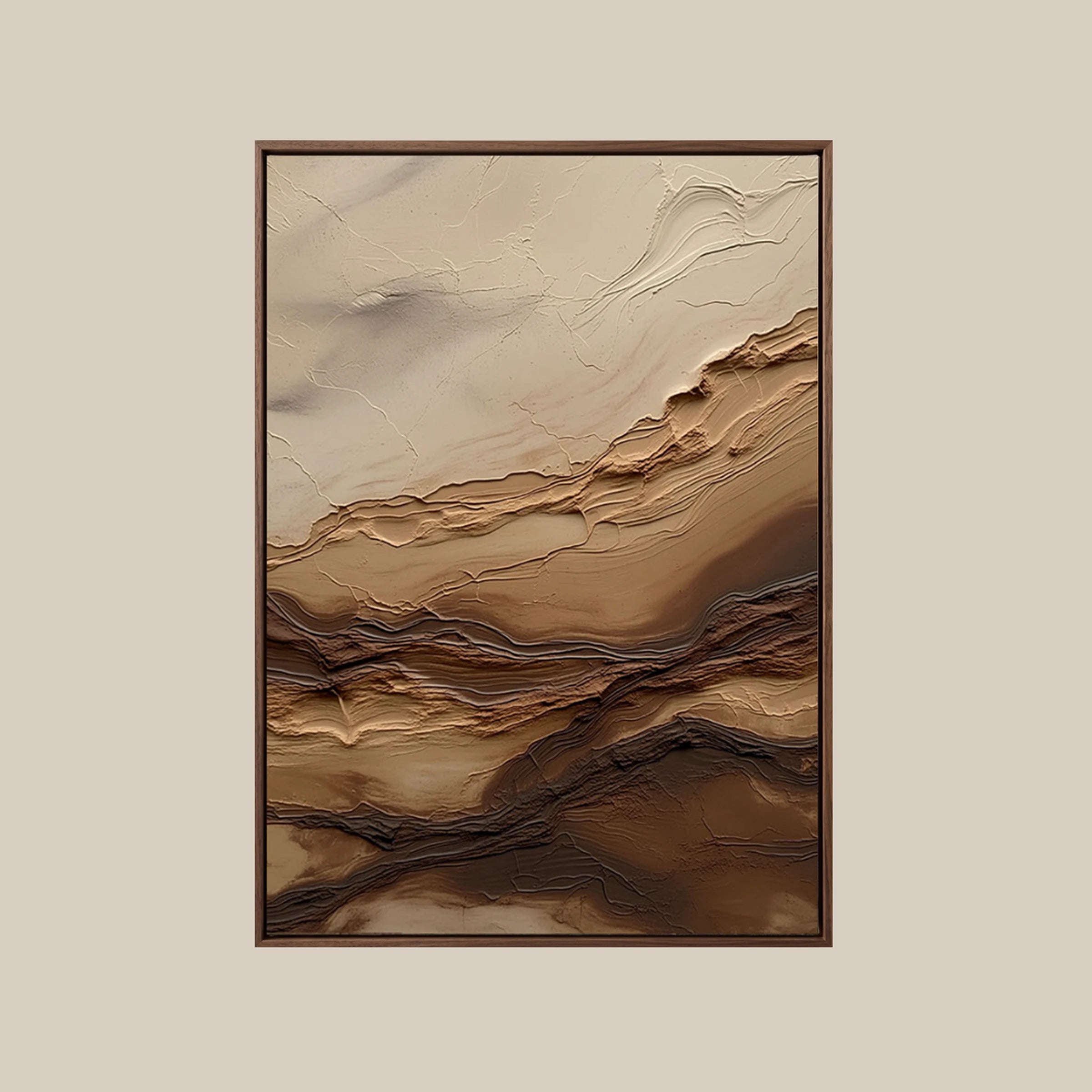 Abstract Landscape ｜ Earthy-Strata-Ridge