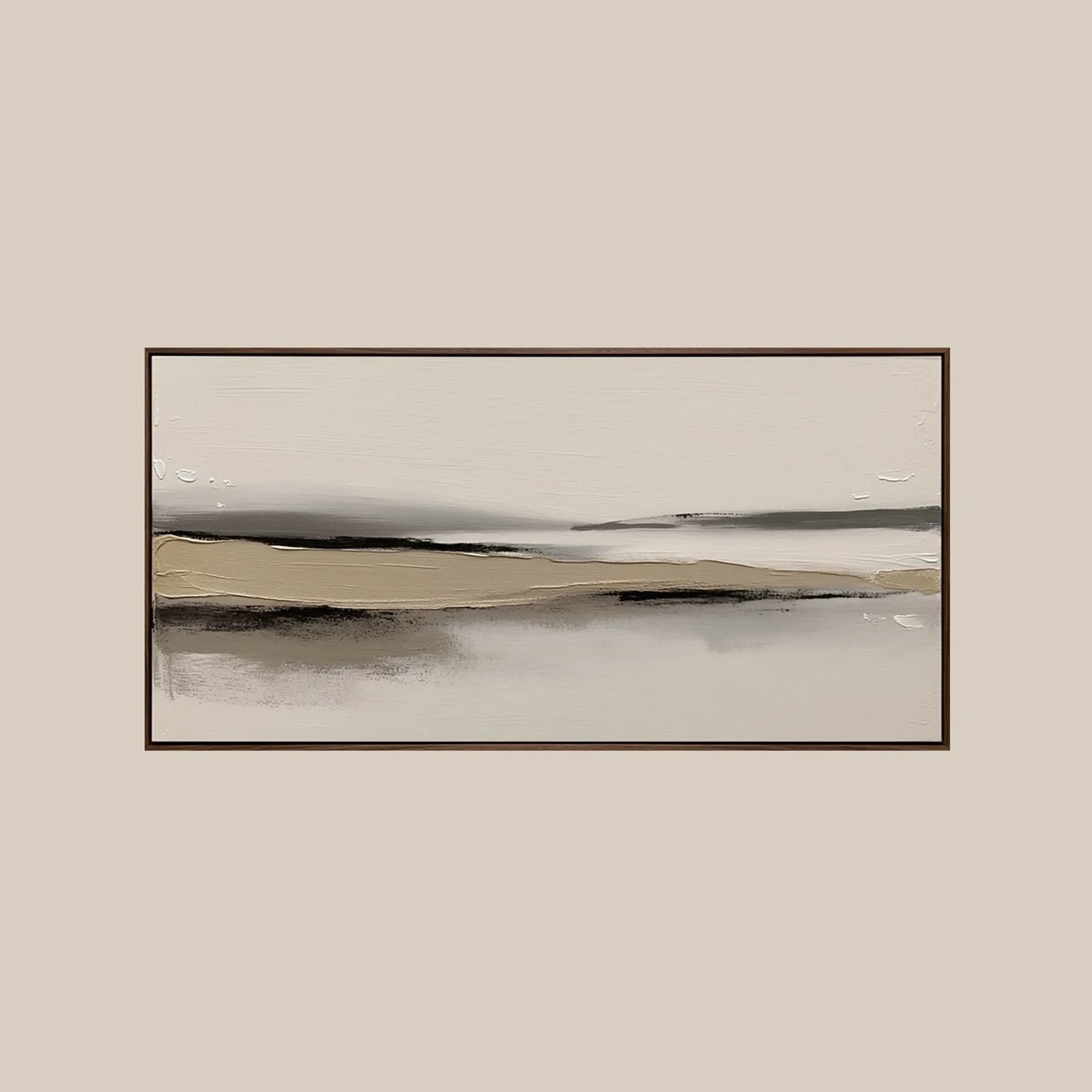 Neutral Wall Art ｜ Ethereal-Strata-Horizon
