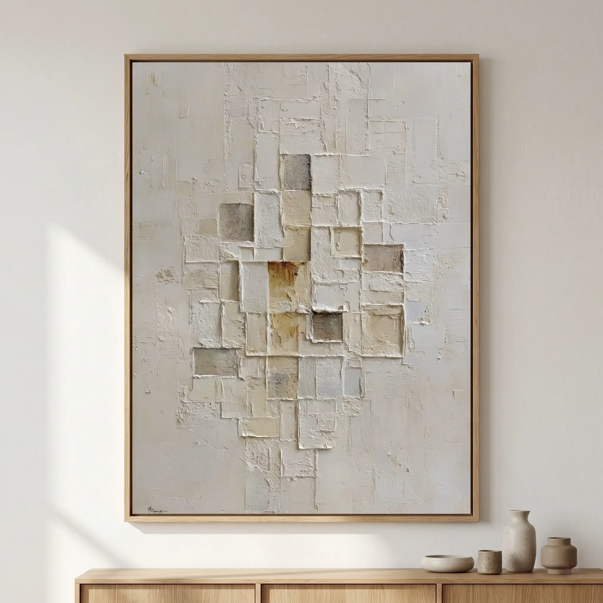 Textured Wall Art ｜ Fragmented-Tectonic-Relief