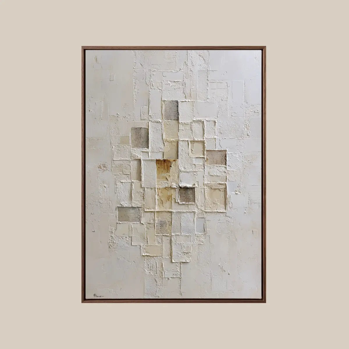 Textured Wall Art ｜ Fragmented-Tectonic-Relief