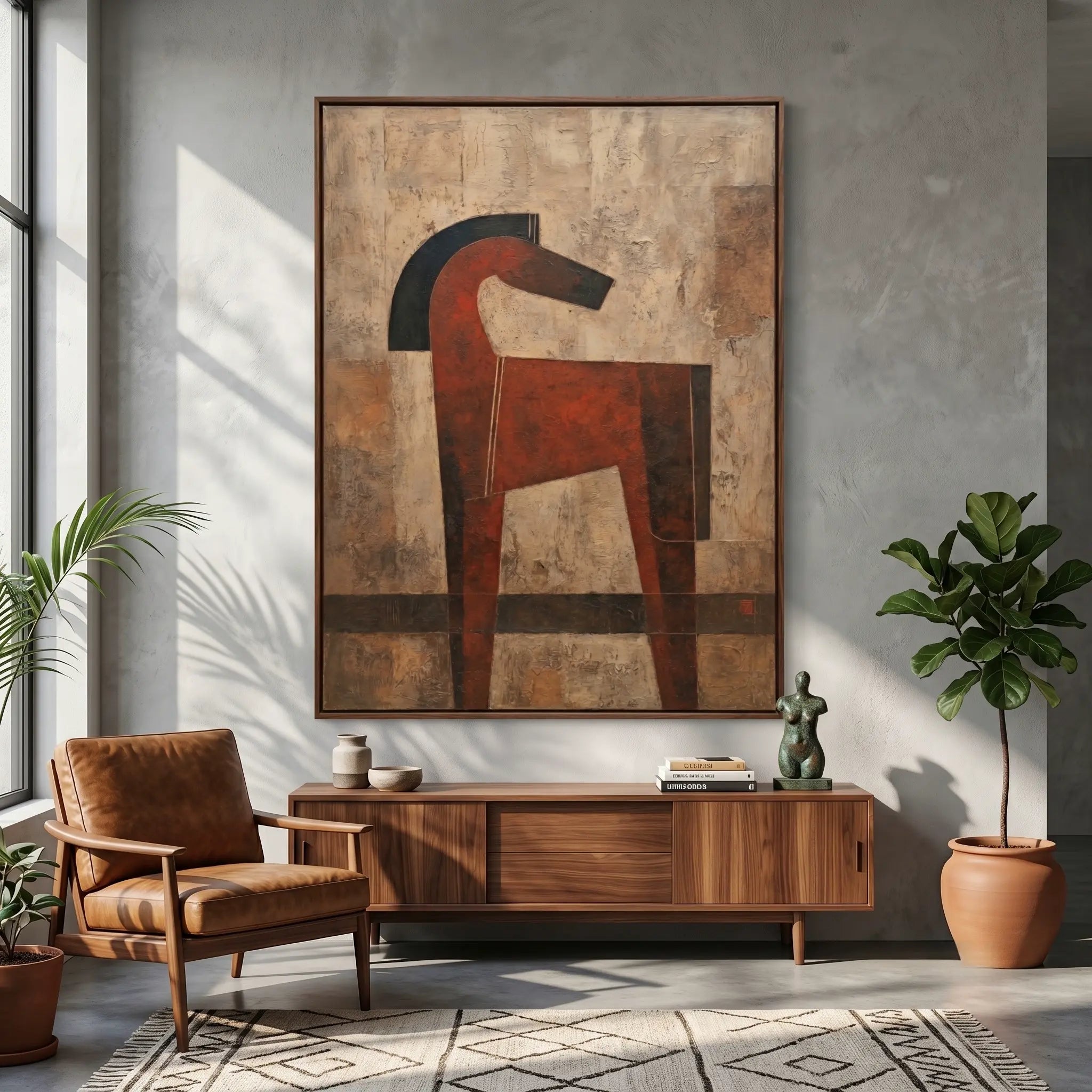 Japandi Wall Art ｜ Gallop-in-Silence