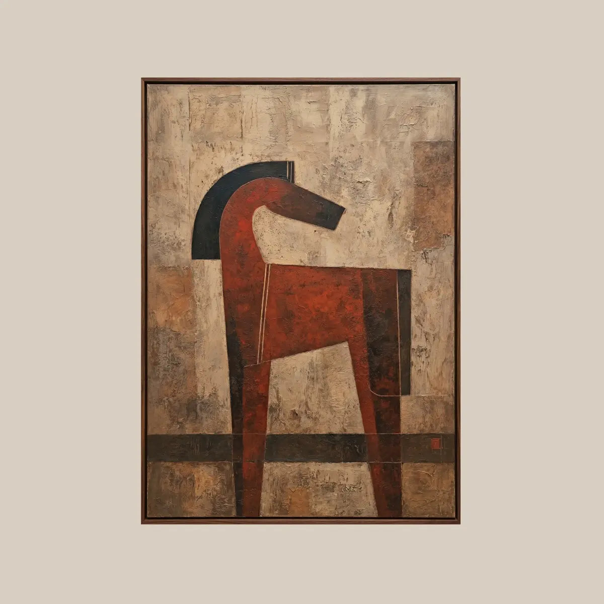 Japandi Wall Art ｜ Gallop-in-Silence