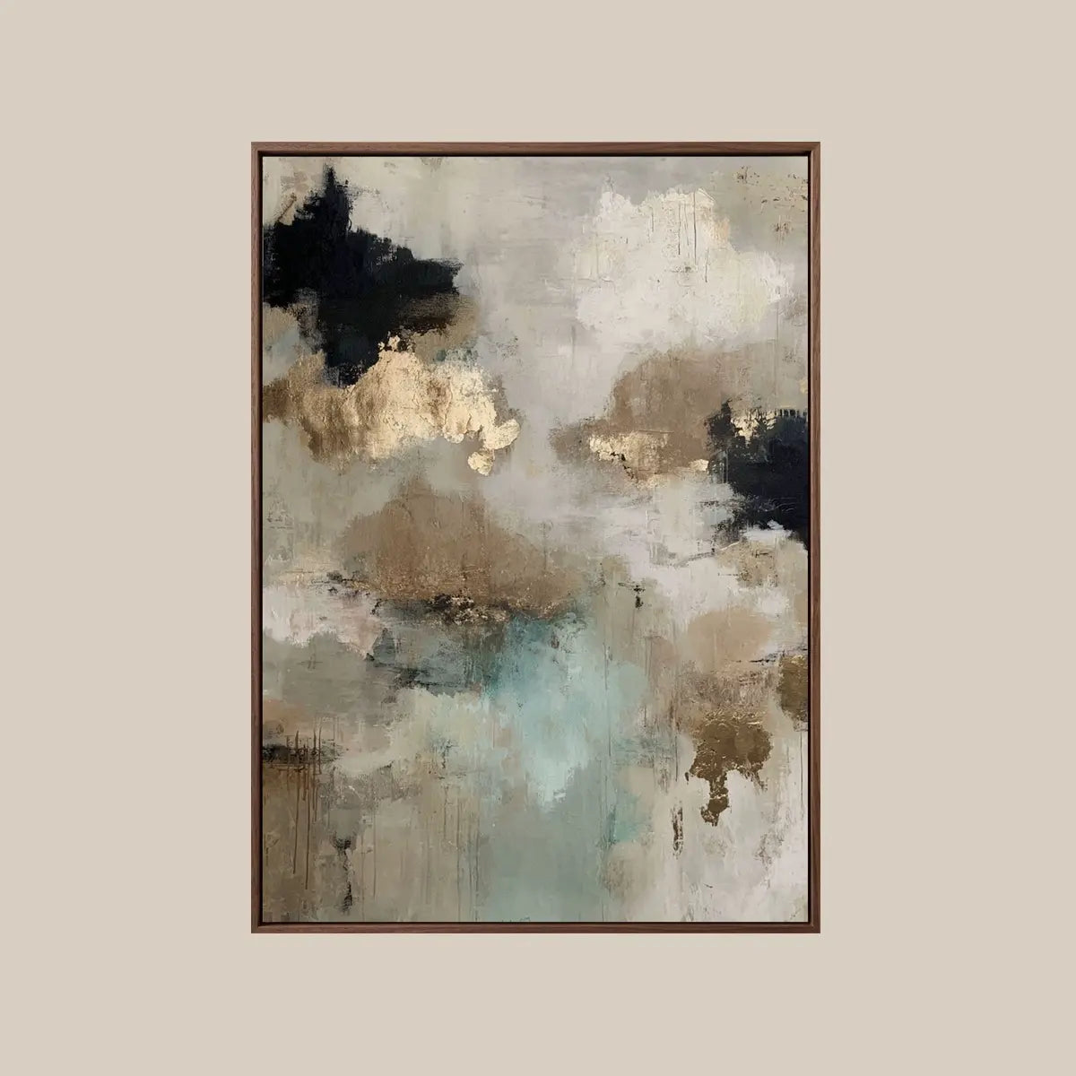 Abstract Landscape ｜ Gilded-Horizon-Nebula