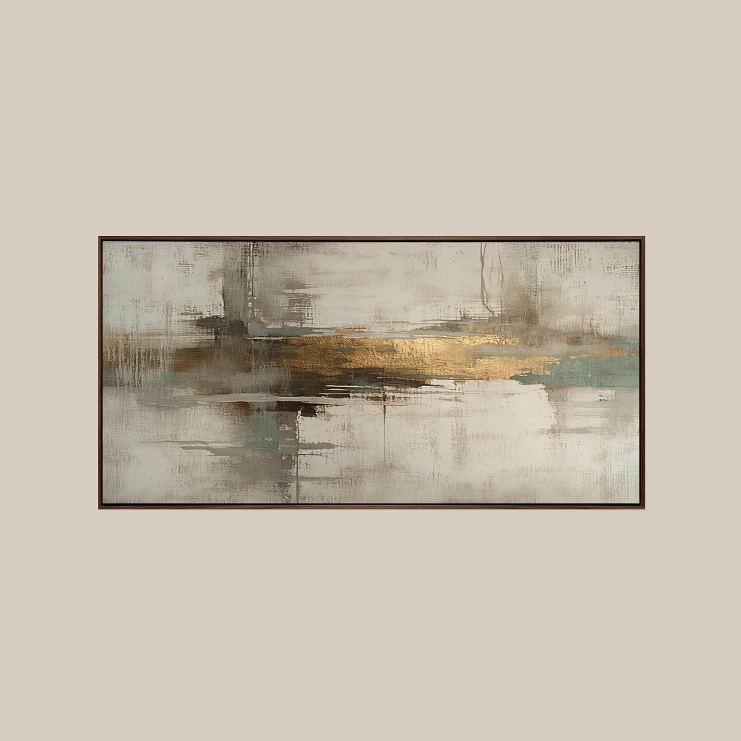 Color Field Painting ｜ Gilded-Oat-Mist