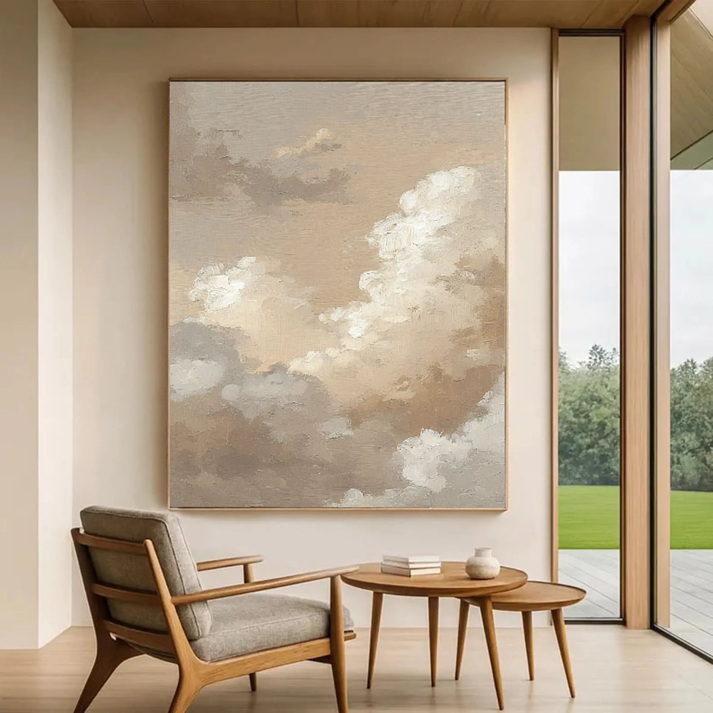 Abstract Landscape ｜ Golden-Cloud-Reverie