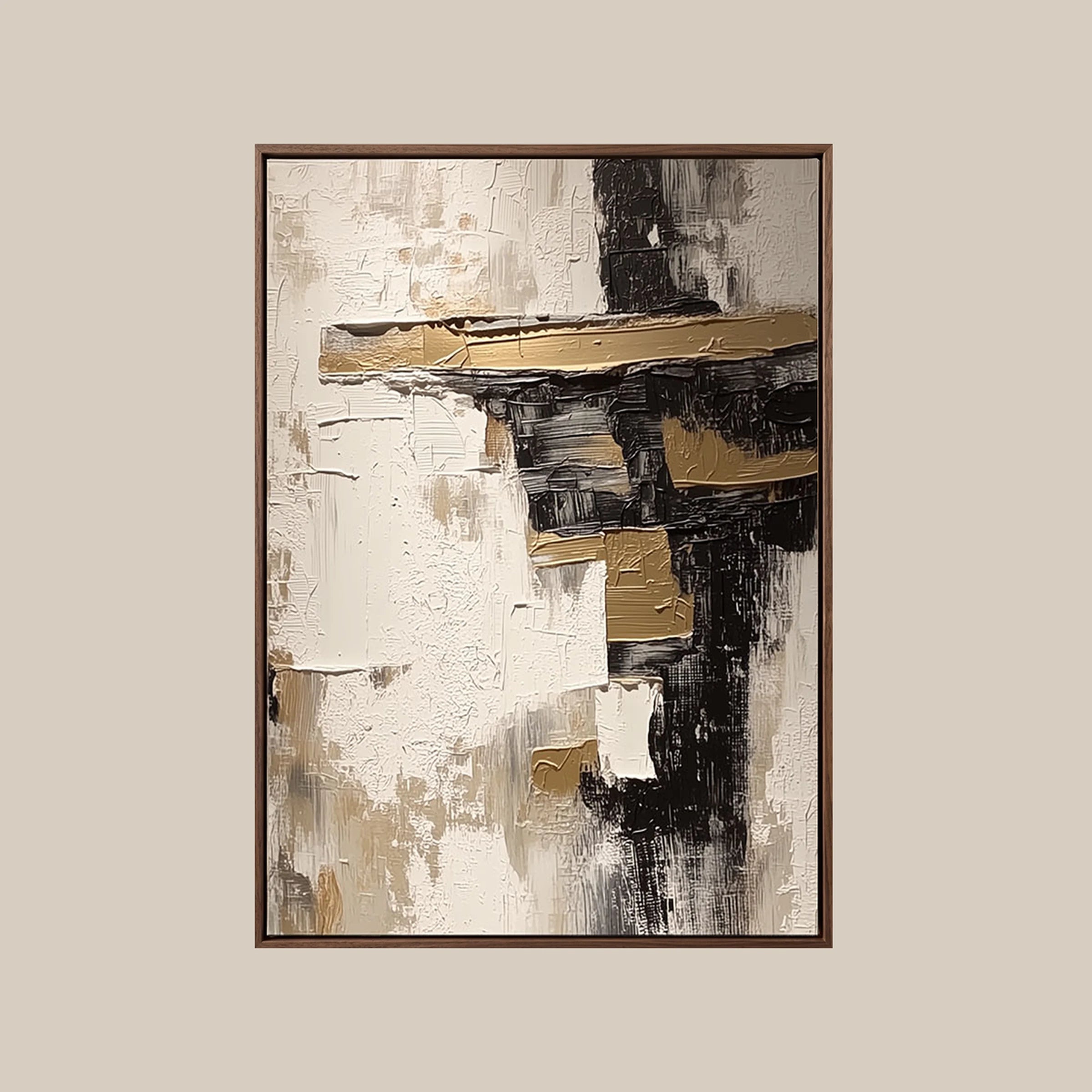 Textured Wall Art ｜ Guilded-Concrete-Cross