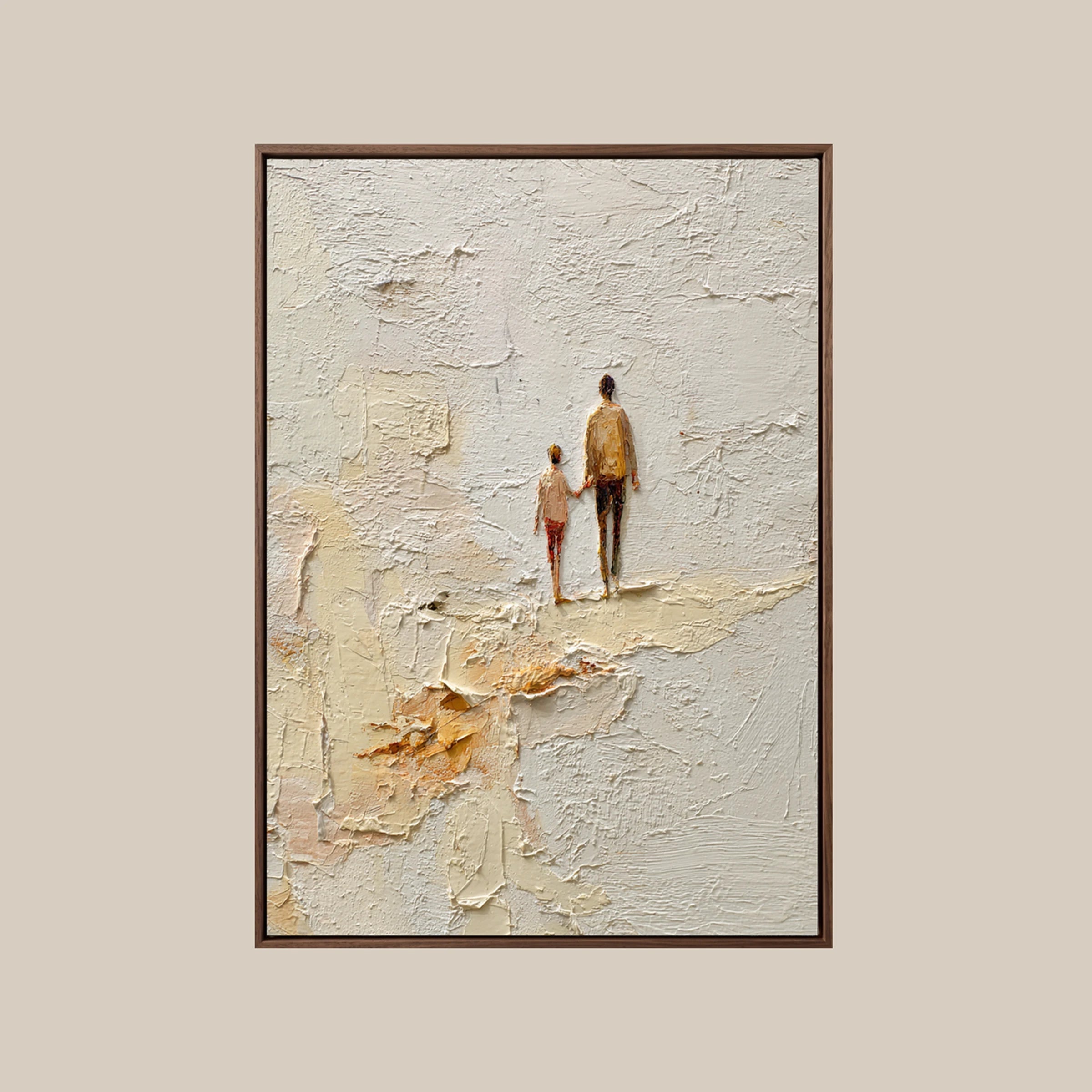 Japandi Wall Art ｜ Hazy-Shore-Patina