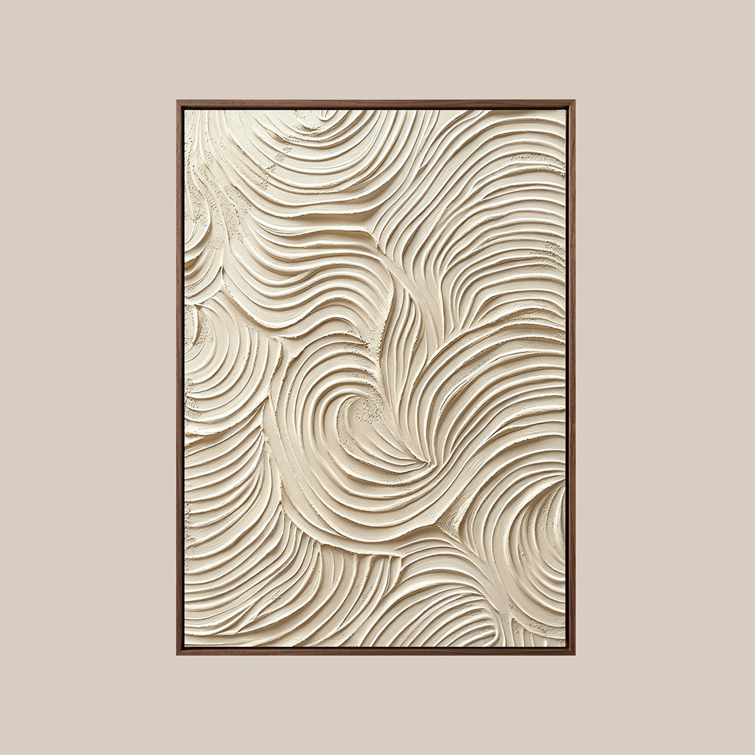 Textured Wall Art ｜ Helix-Calcite-Undulate