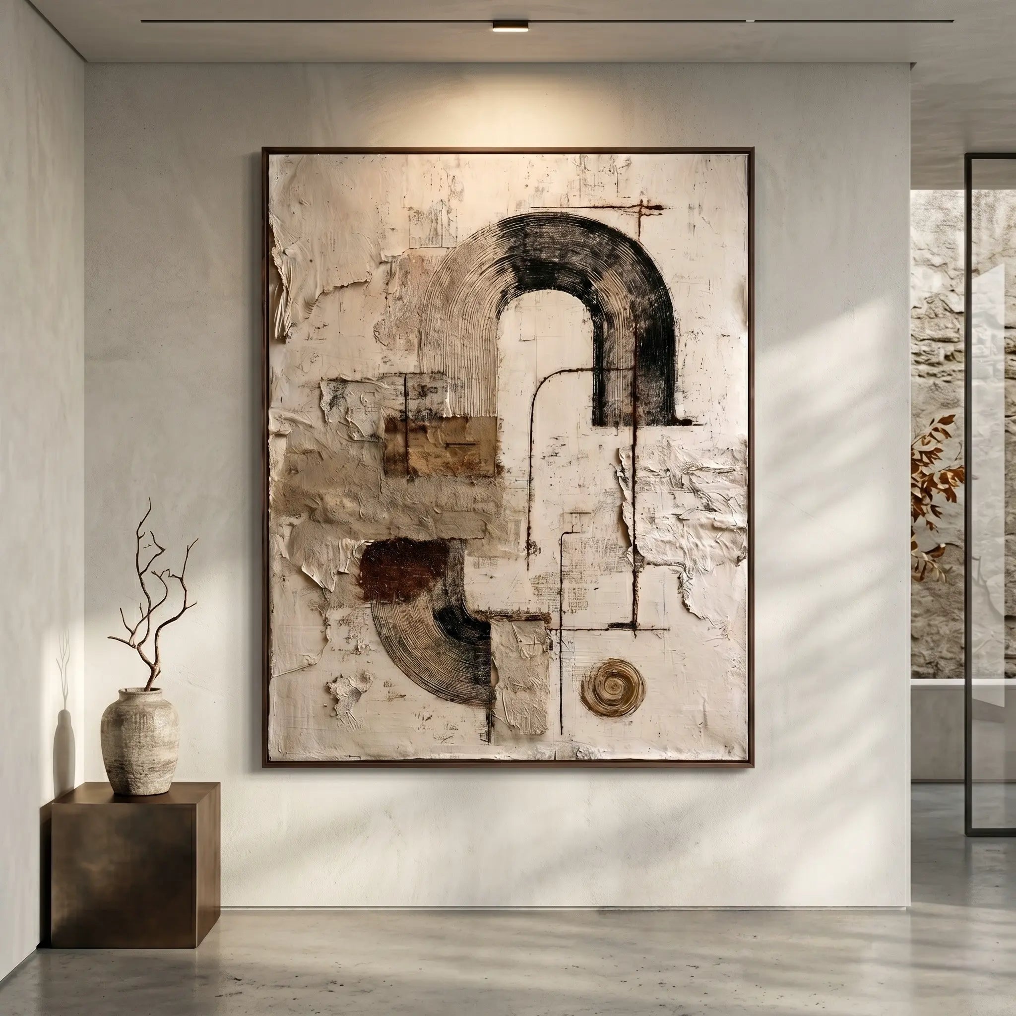Neutral Wall Art ｜ Industrial-Arch-Residue