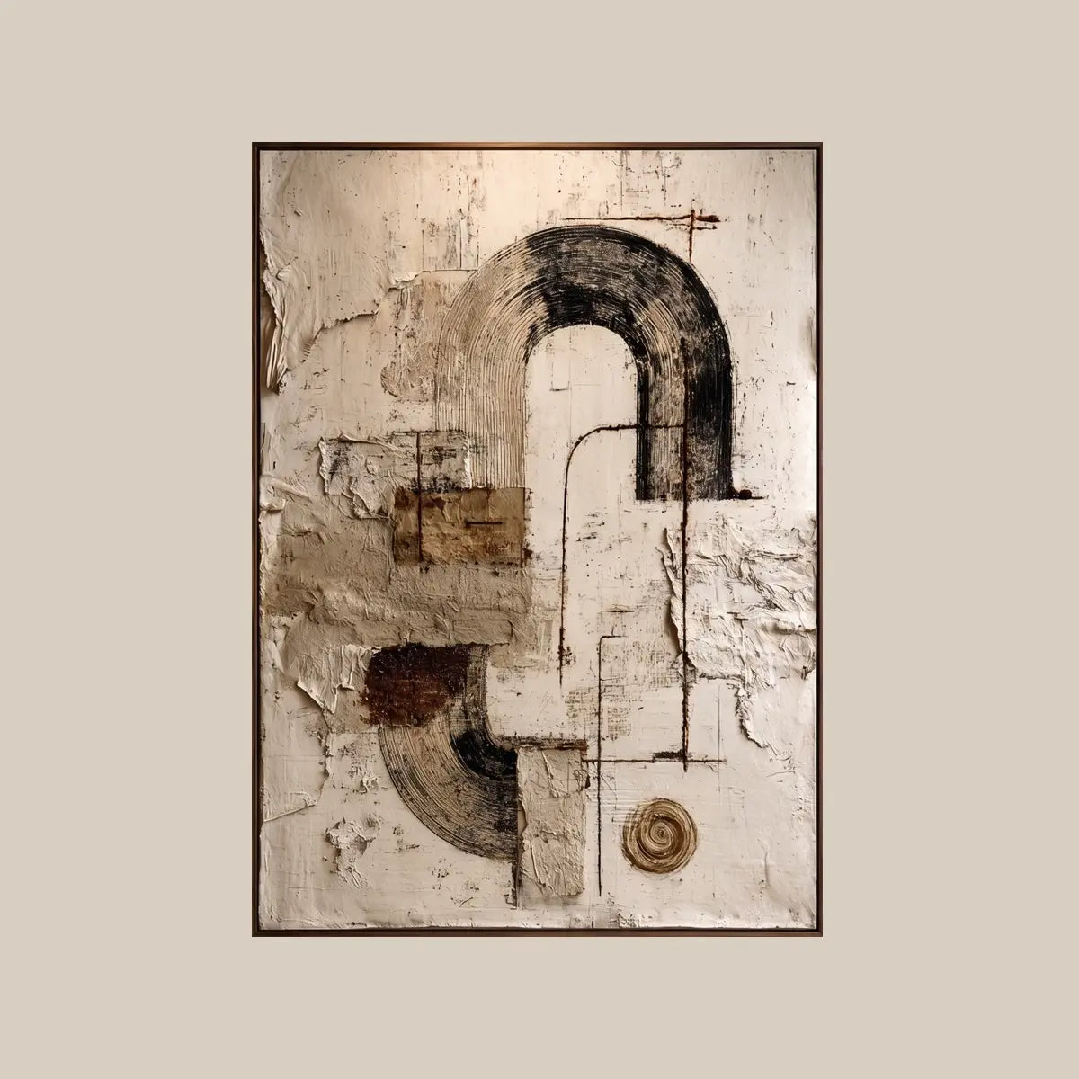 Neutral Wall Art ｜ Industrial-Arch-Residue