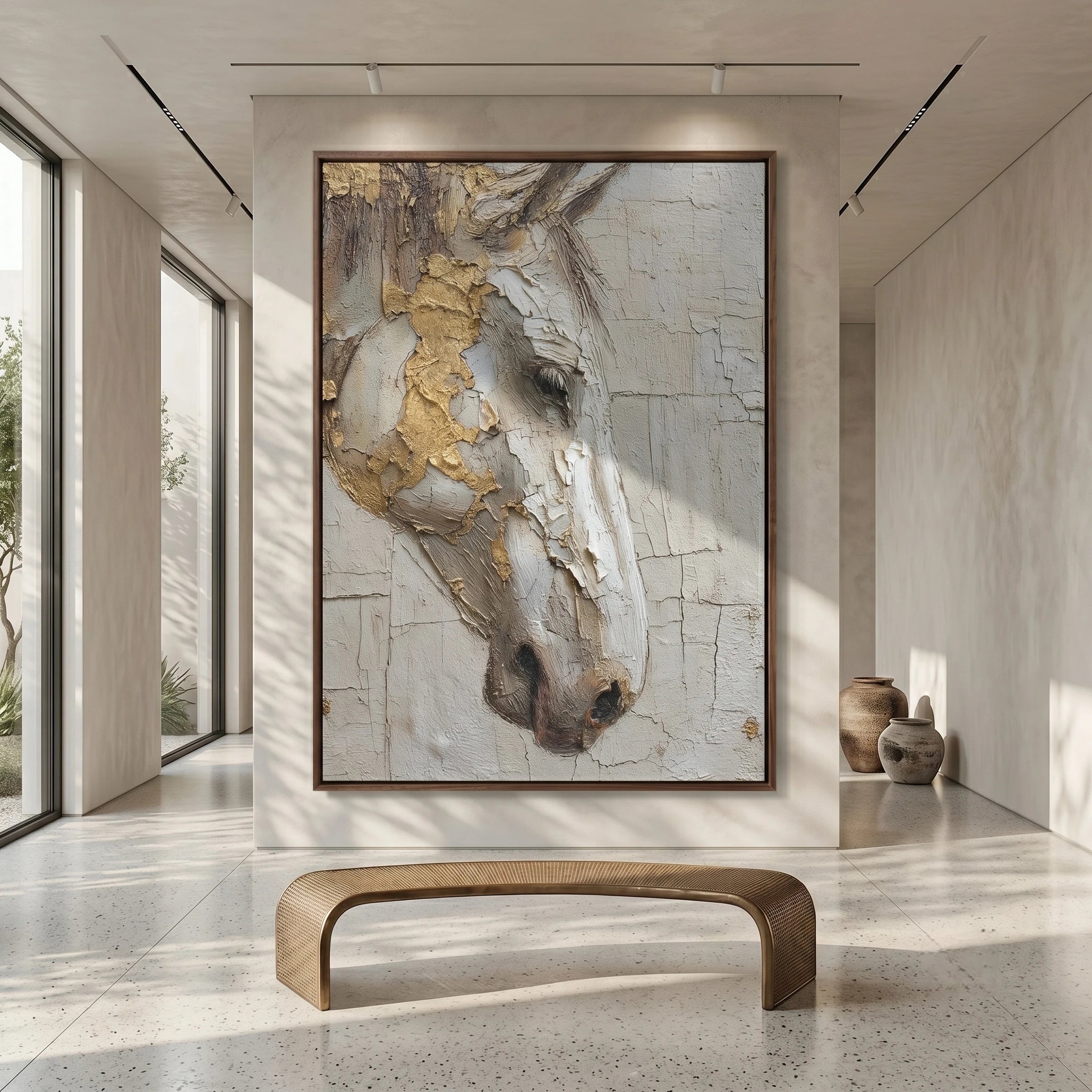 Neutral Wall Art ｜ Ink-Monolith-Stucco