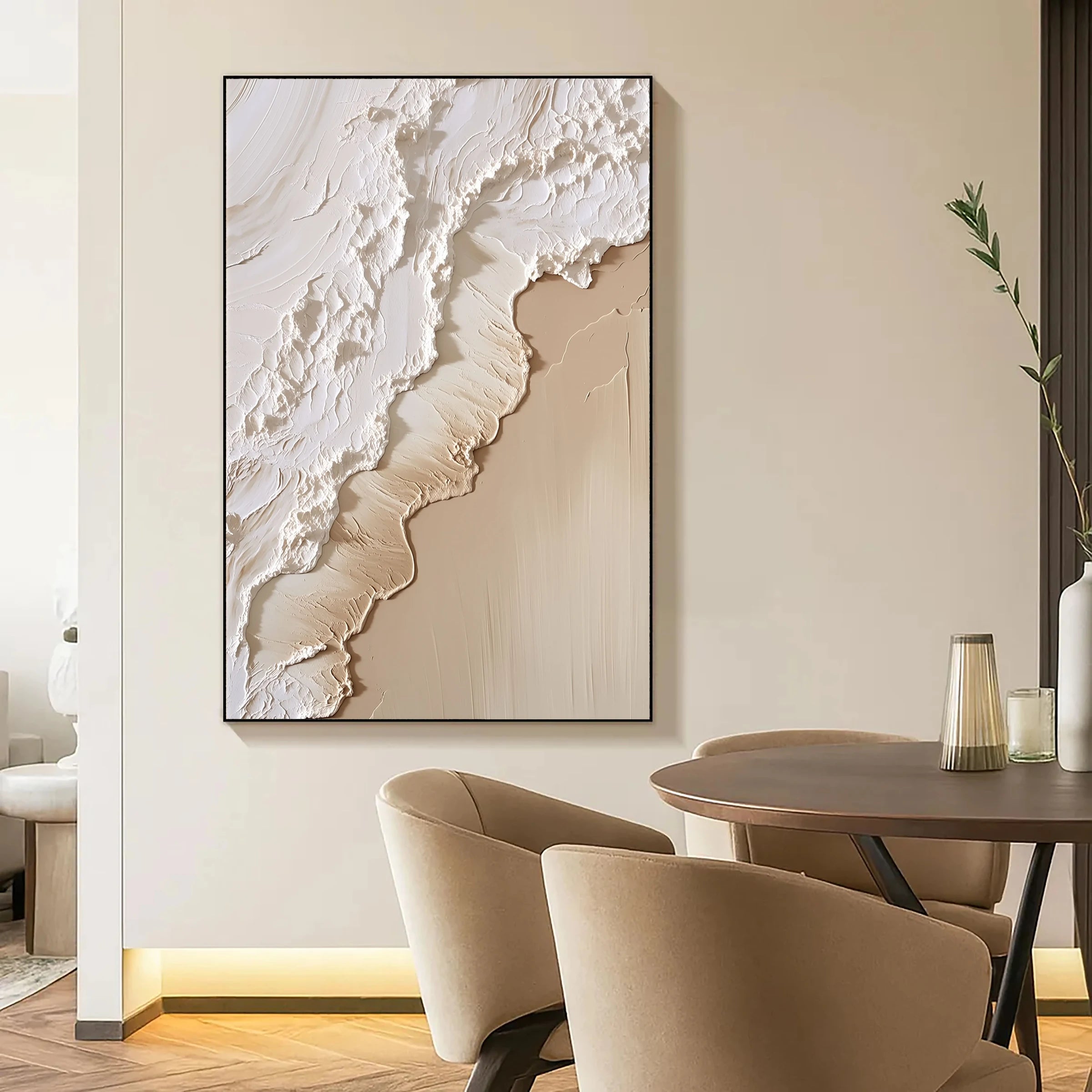Abstract Landscape ｜ Ivory-Surf-Shore
