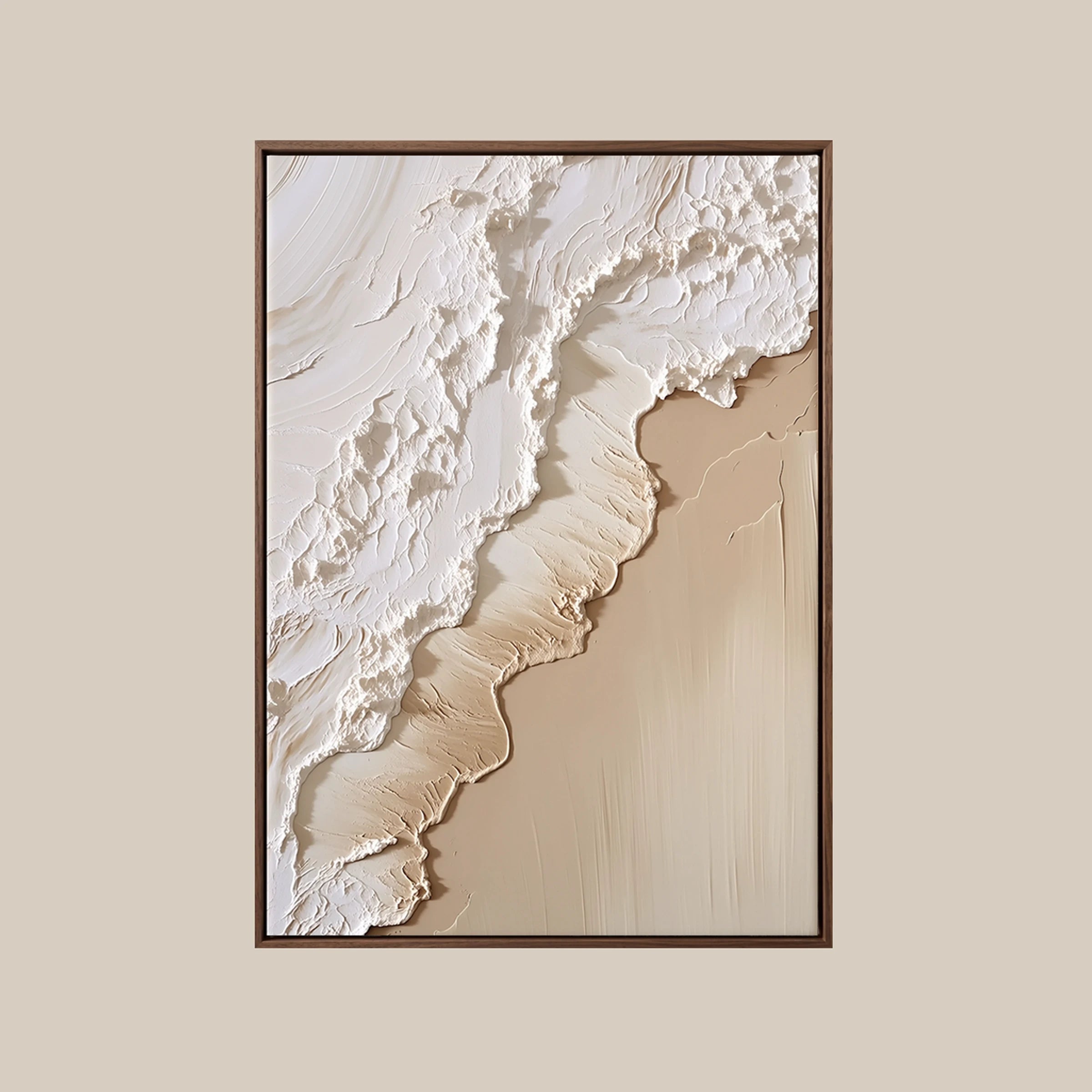 Abstract Landscape ｜ Ivory-Surf-Shore