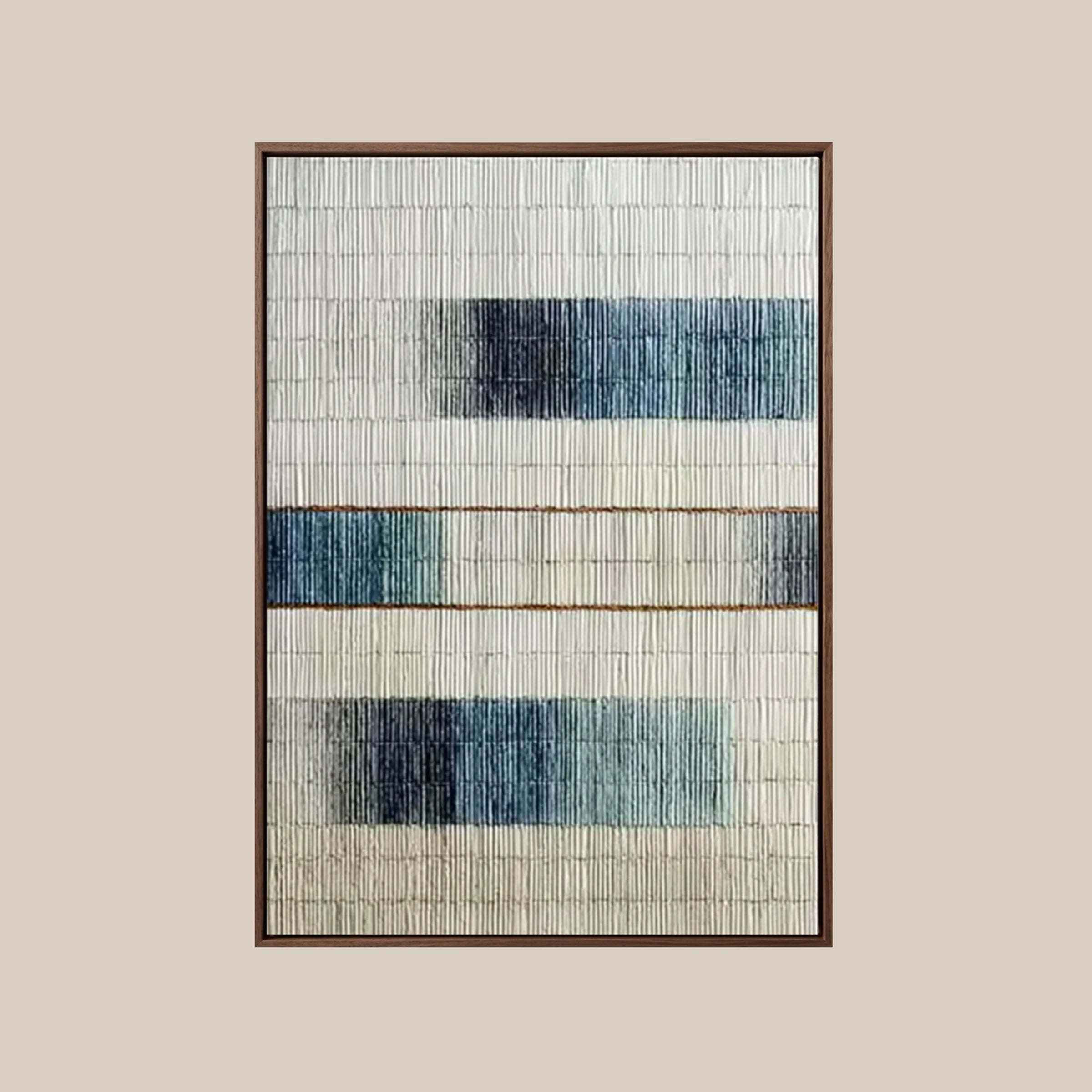 Line Art Abstract ｜ Linear-Ocean-Mist
