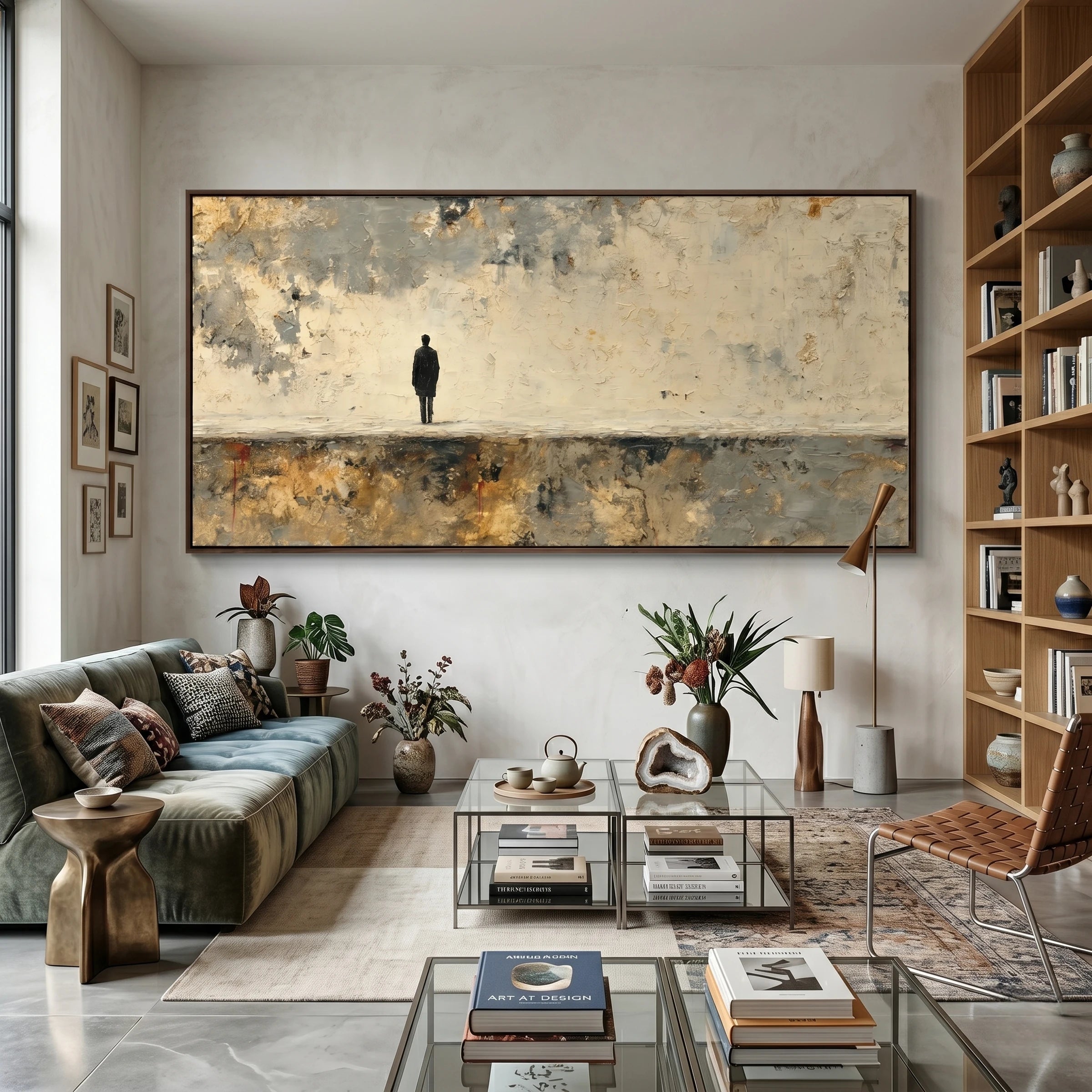 Japandi Wall Art ｜ Loneliness-Patina-Void