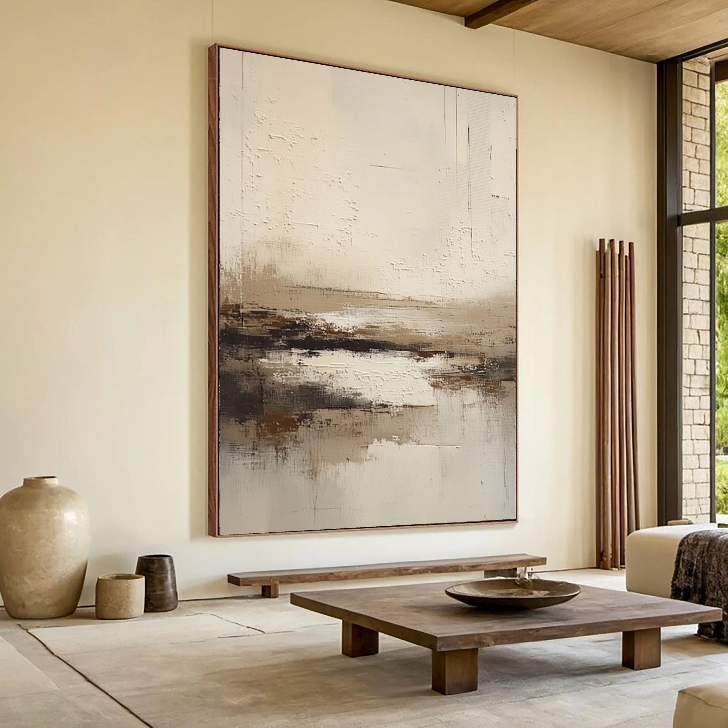 Abstract Landscape ｜ Misty-Horizon-Serenity