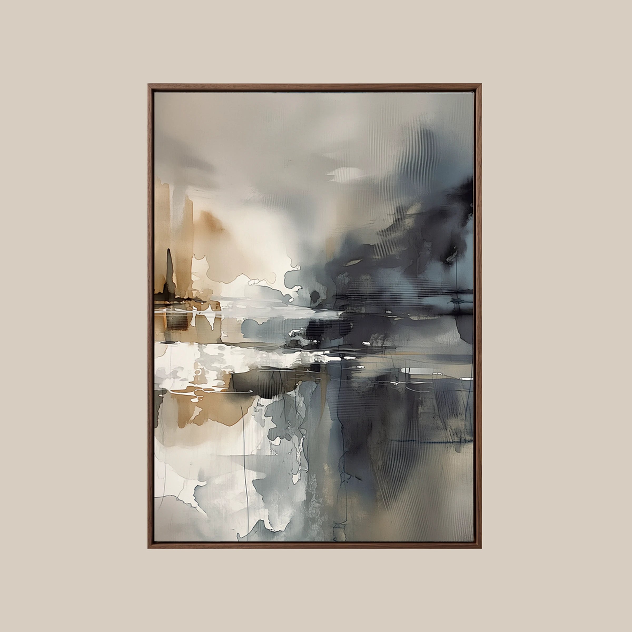 Abstract Landscape ｜ Misty-Marina-Reflect