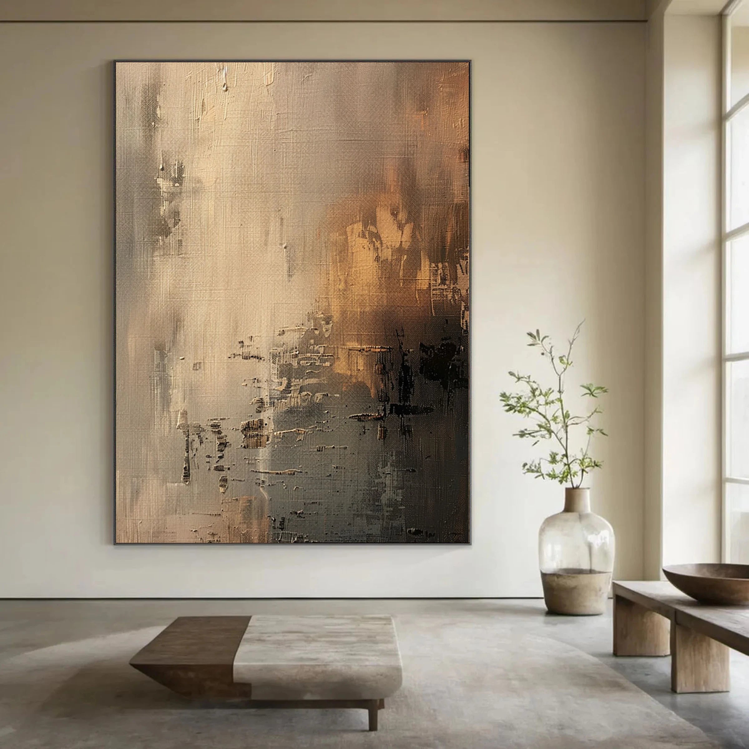 Abstract Landscape ｜ Misty-Ochre-Horizon