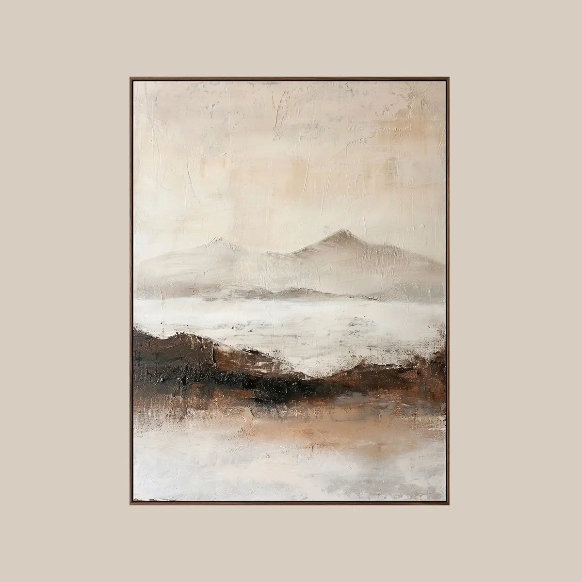 Abstract Landscape ｜ Misty-Peak-Serenity