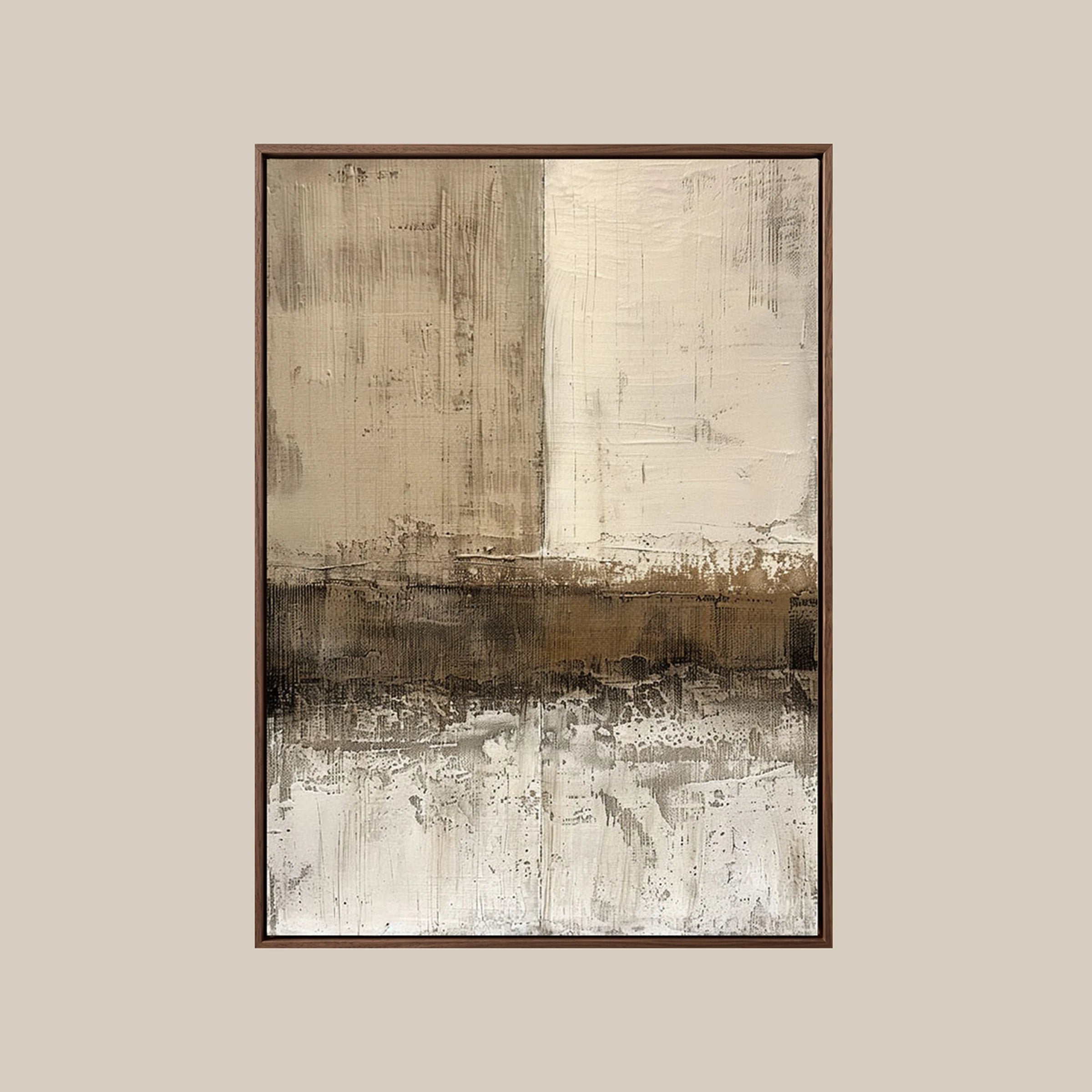 Abstract Landscape ｜ Muted-Earth-Horizon