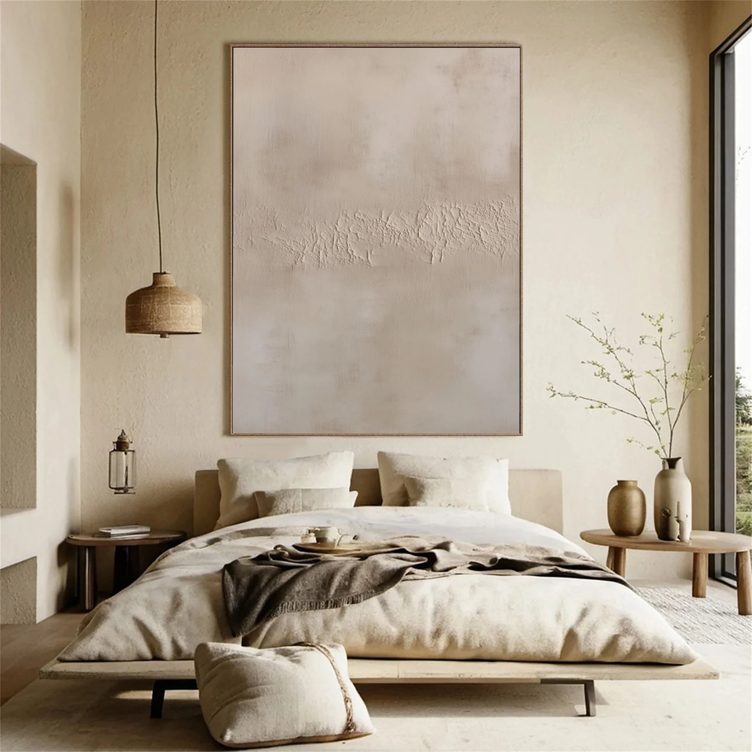Abstract Landscape ｜ Oatmeal-Misty-Horizon