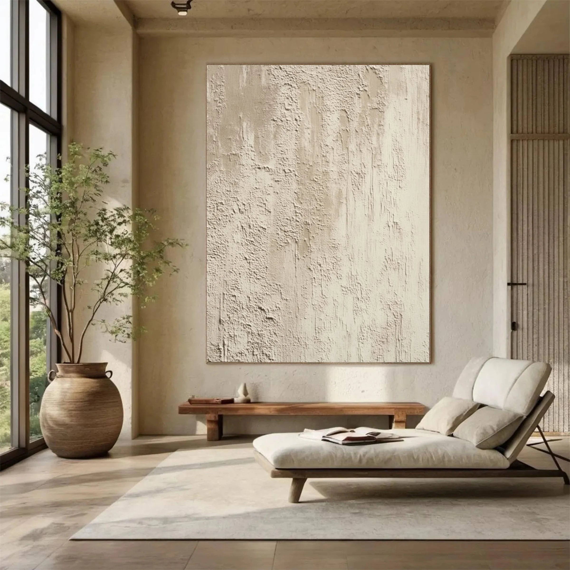 Japandi Wall Art ｜ Oatmeal-Sandstone-Patina