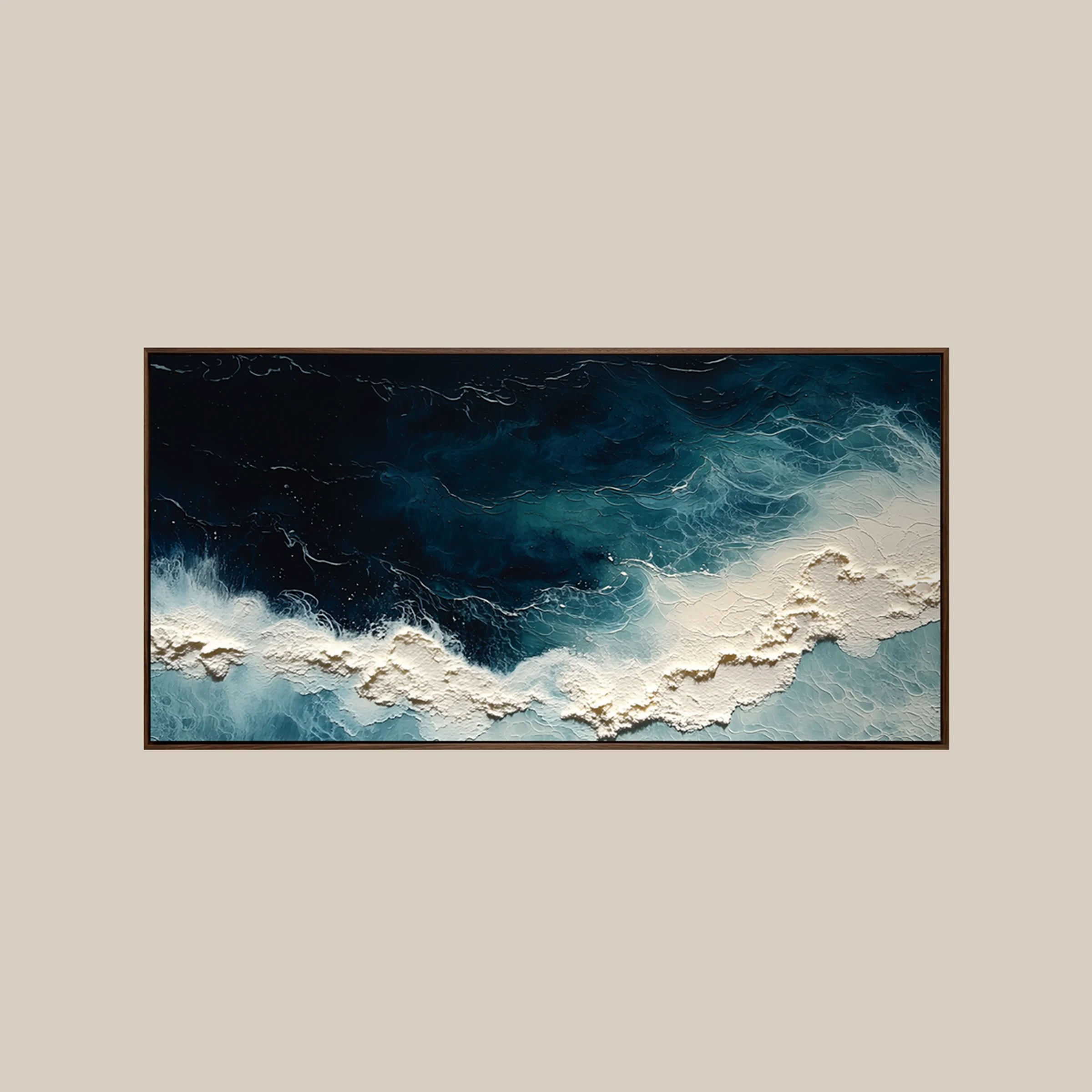 Abstract Landscape ｜ Ocean-Swell-Impasto